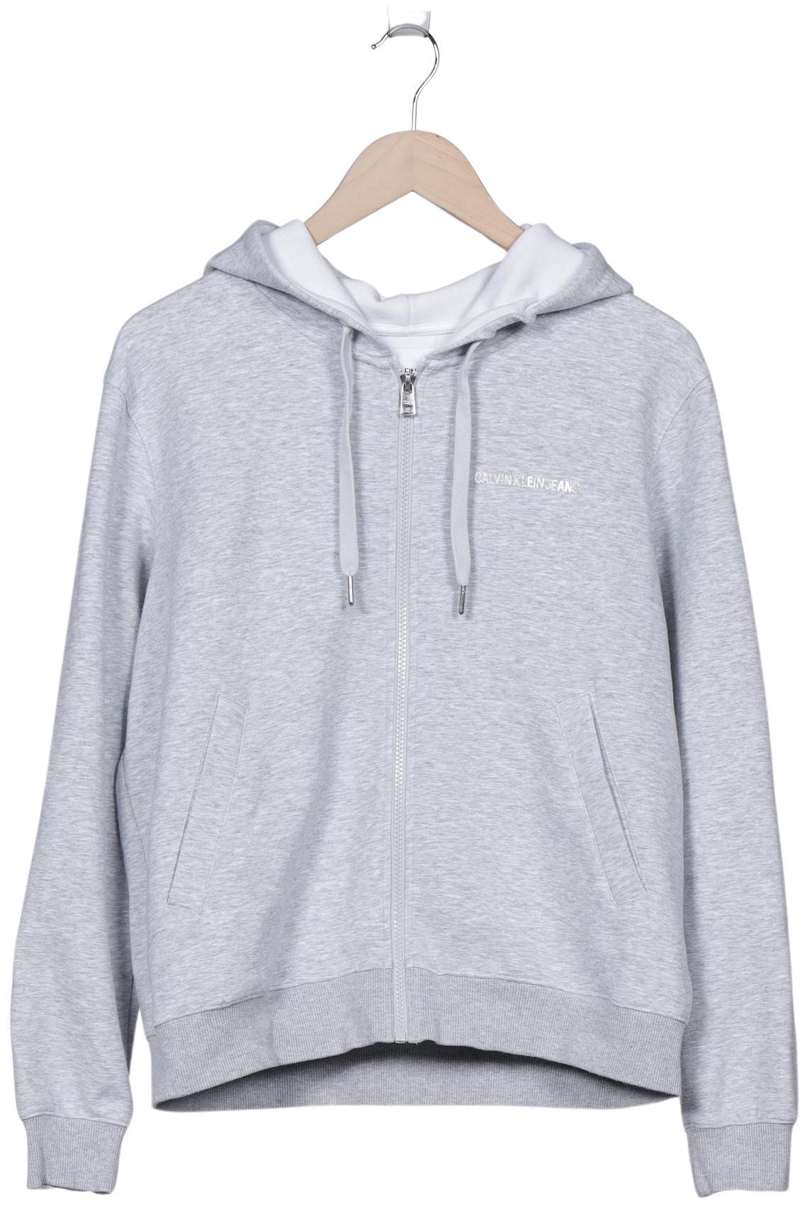 

Calvin Klein Jeans Damen Kapuzenpullover, grau, Gr. 38