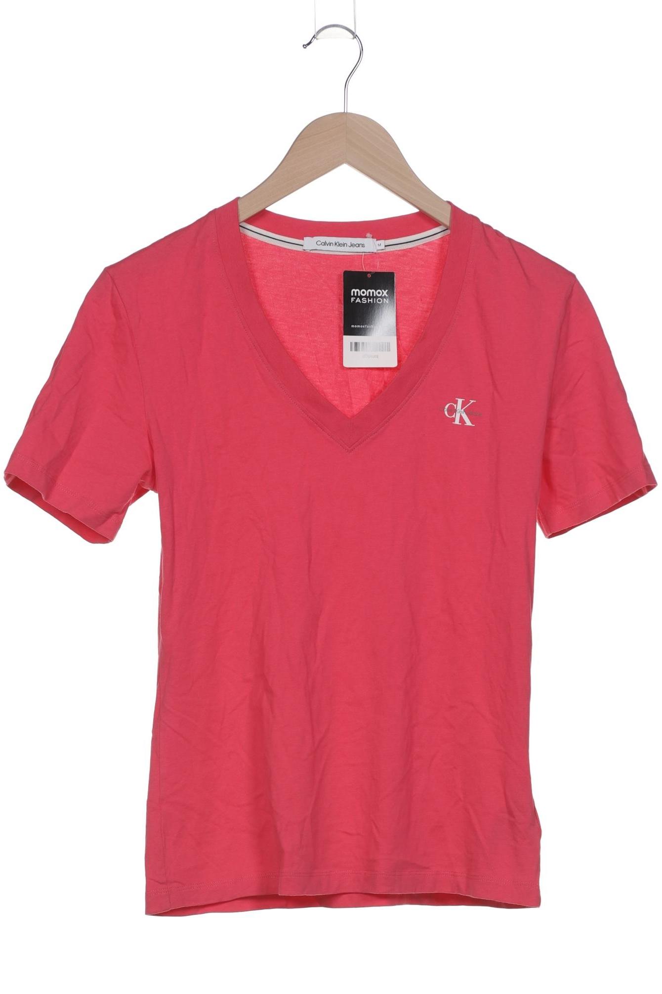 

Calvin Klein Jeans Damen T-Shirt, pink, Gr. 38