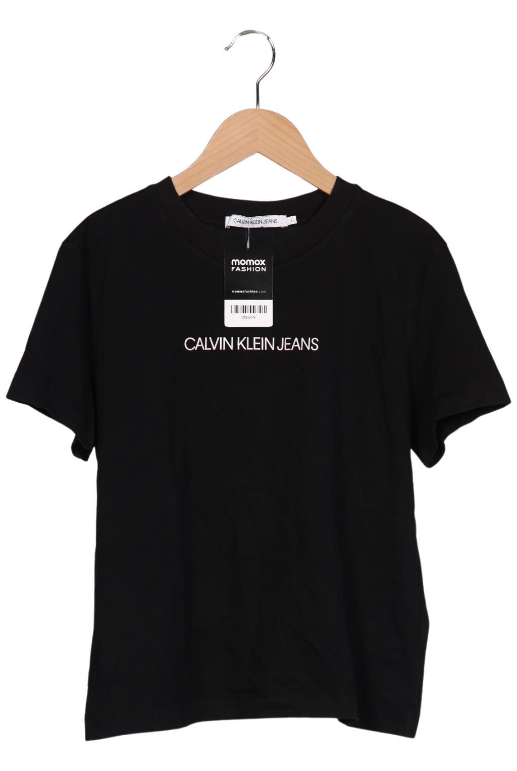 

Calvin Klein Jeans Damen T-Shirt, schwarz, Gr. 42