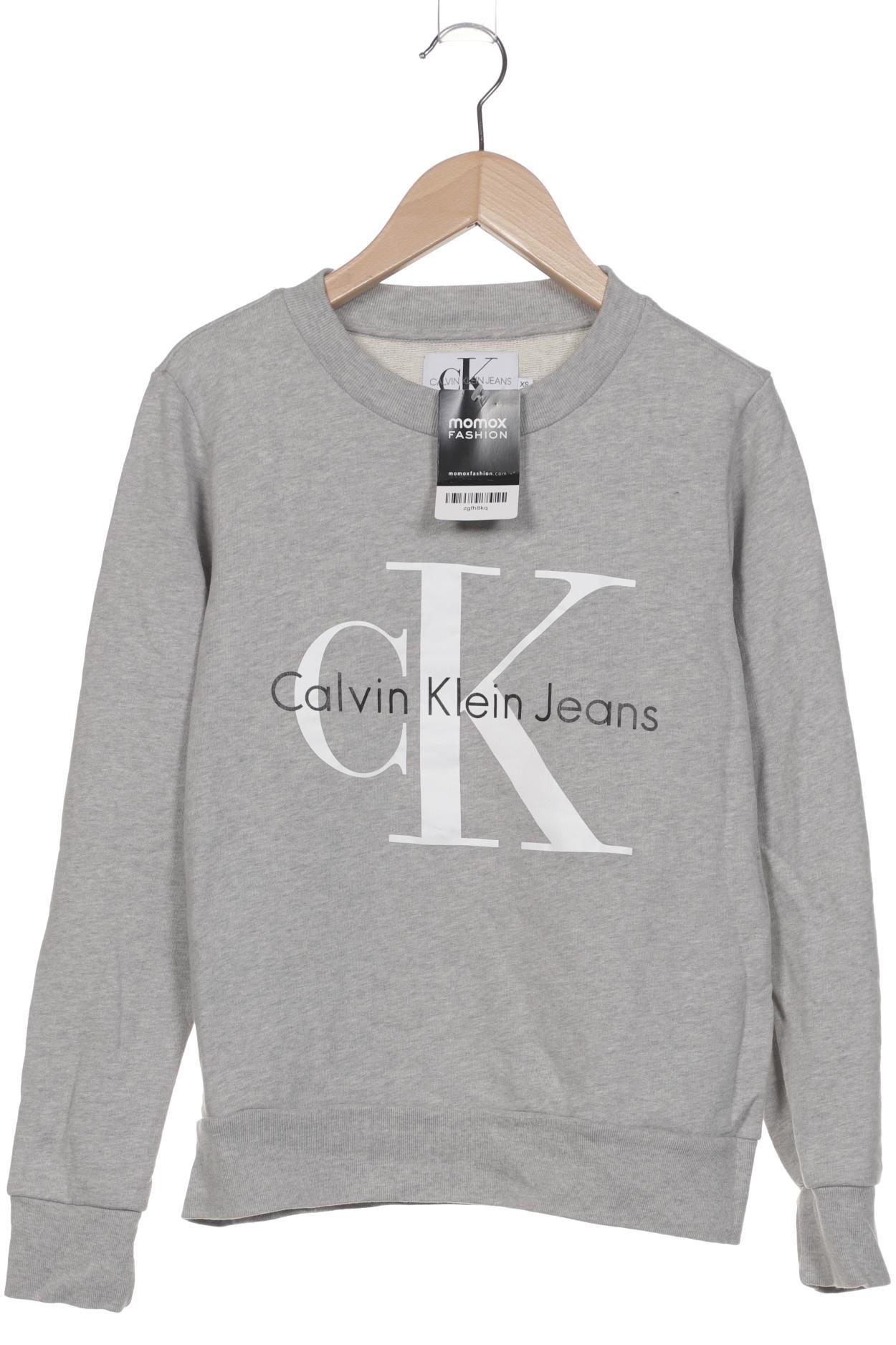 

Calvin Klein Jeans Damen Sweatshirt, grau, Gr. 34