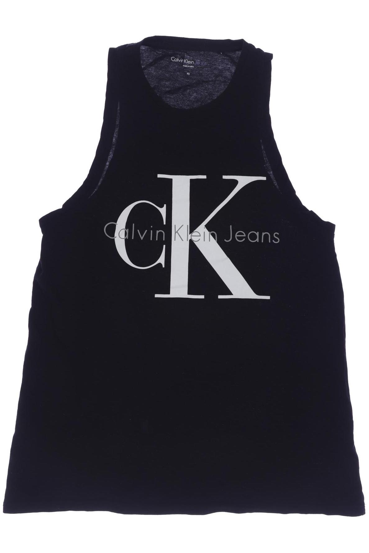 

Calvin Klein Jeans Damen Top, schwarz, Gr. 34
