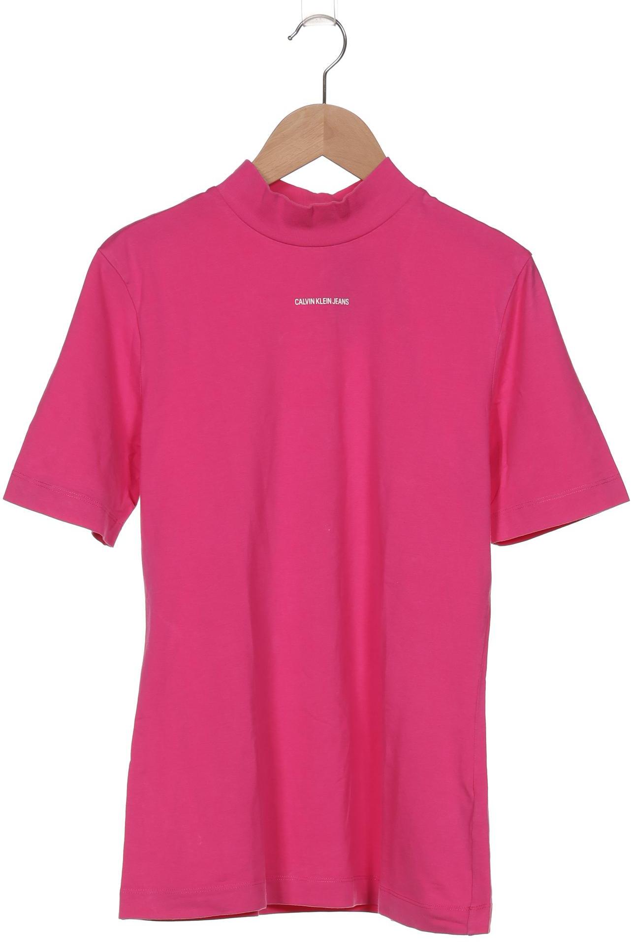 

Calvin Klein Jeans Damen T-Shirt, pink, Gr. 42