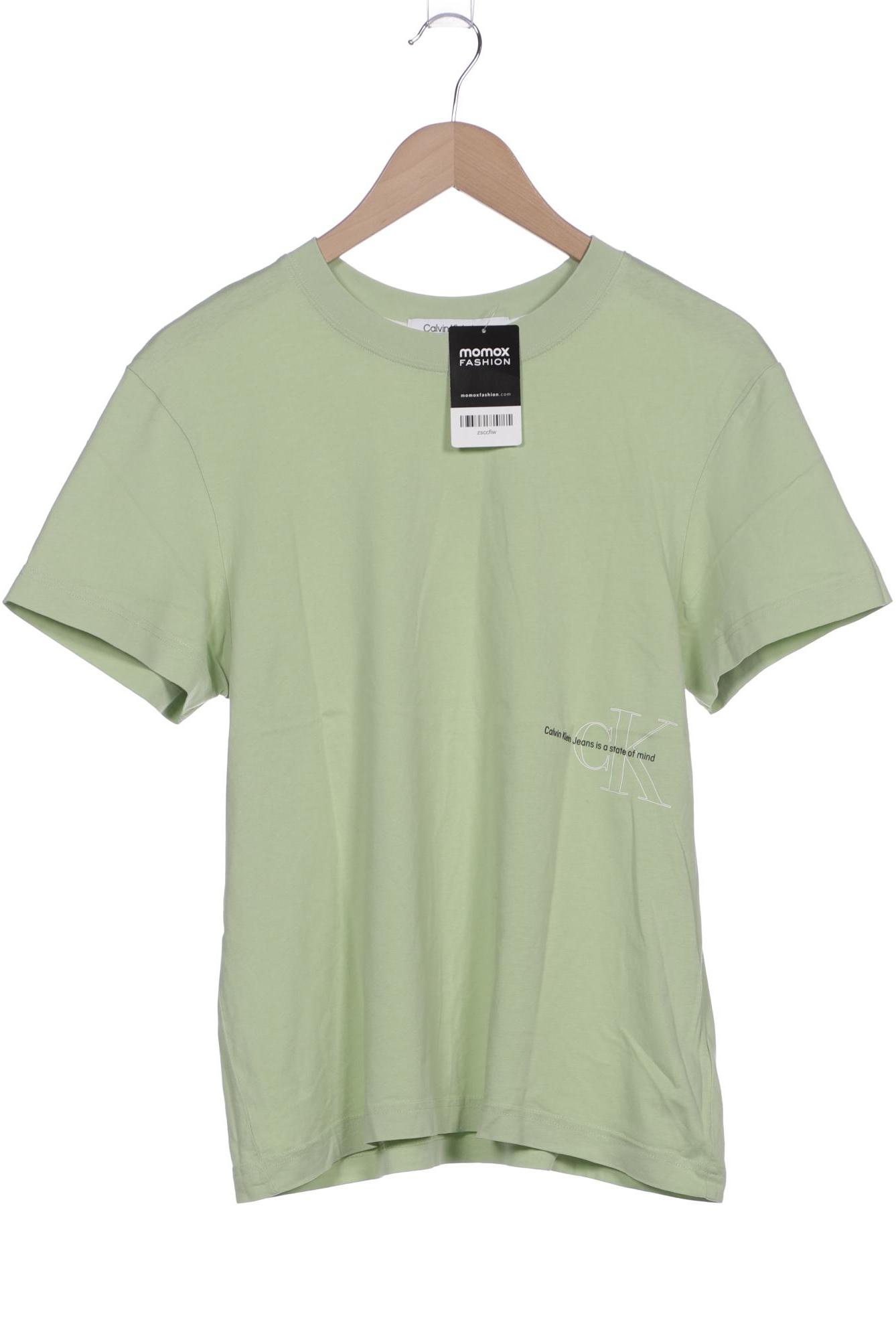 

Calvin Klein Jeans Damen T-Shirt, hellgrün, Gr. 38