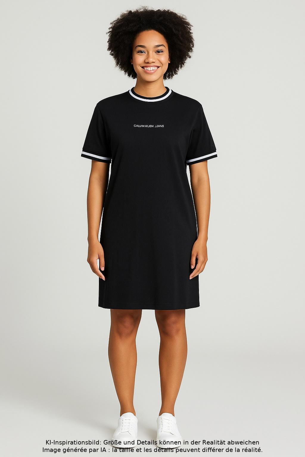 

Calvin Klein Jeans Damen Kleid, schwarz, Gr. 38