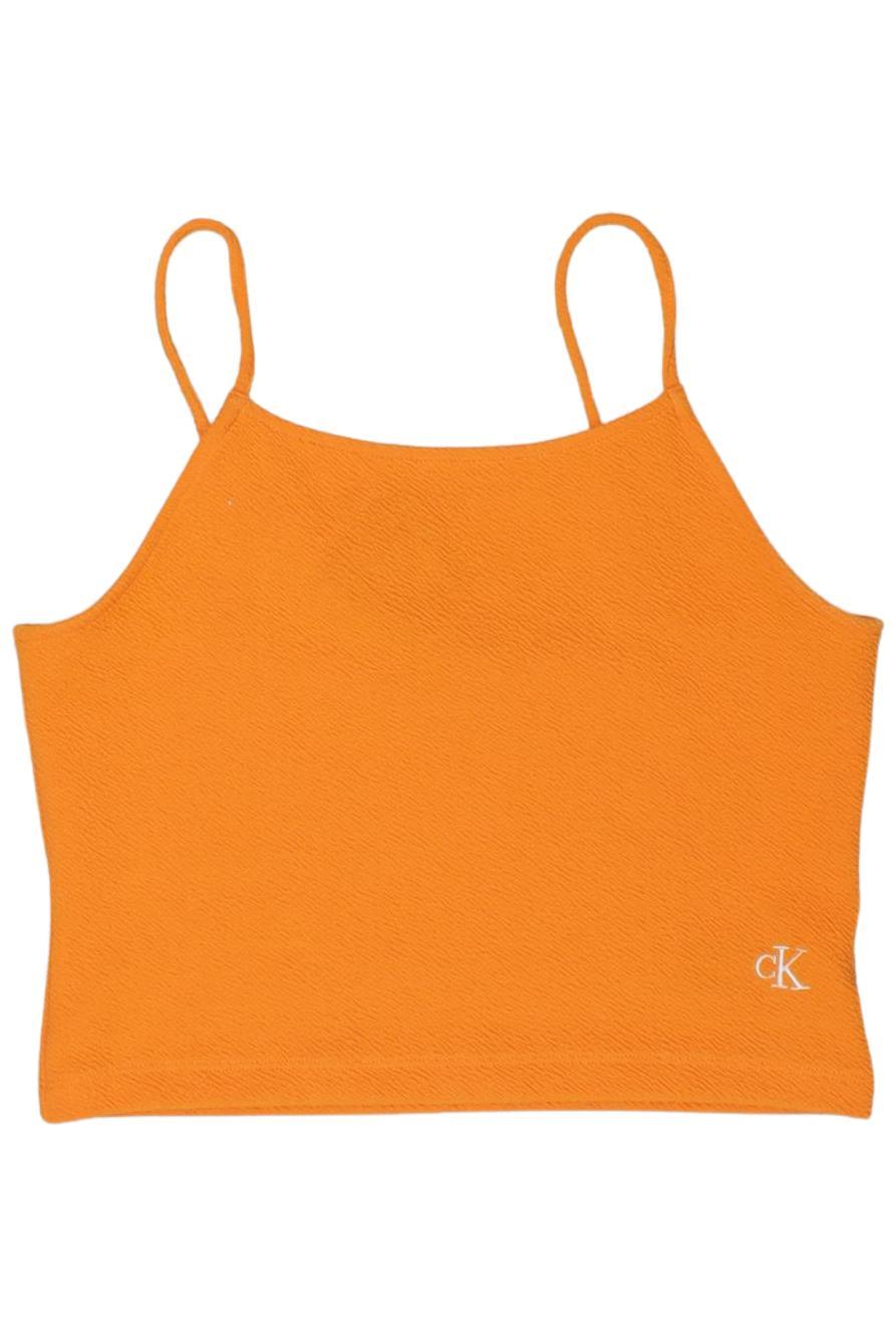 

Calvin Klein Jeans Damen Top, orange, Gr. 38