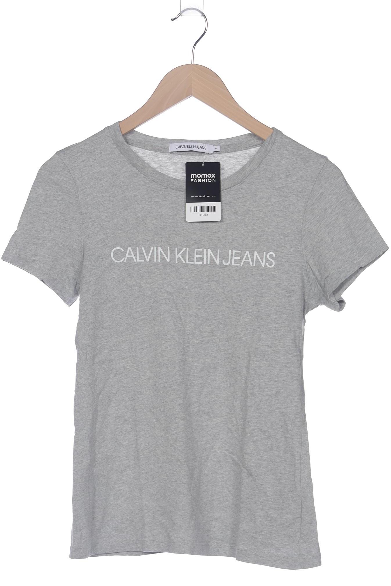 

Calvin Klein Jeans Damen T-Shirt, grau, Gr. 38