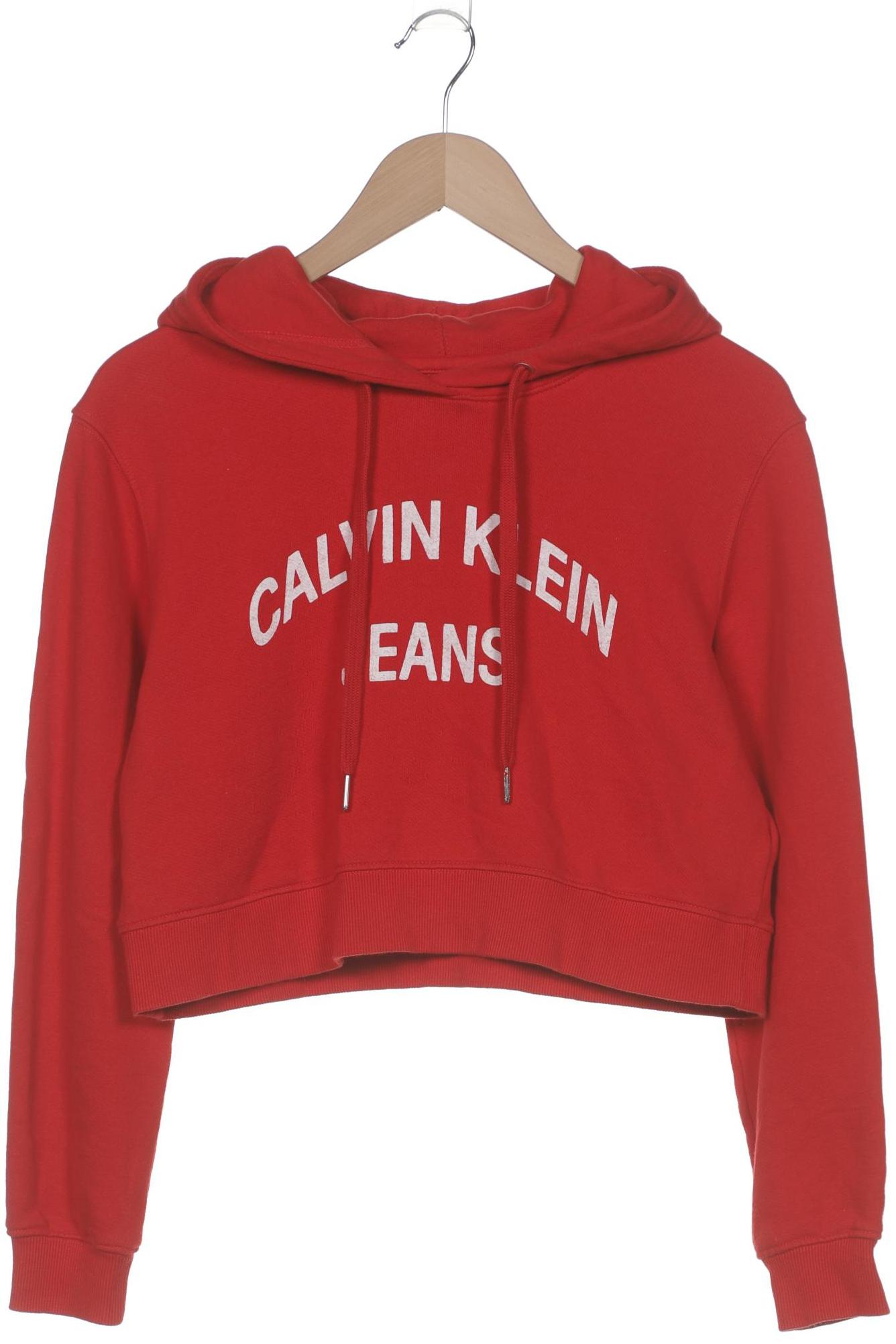 

Calvin Klein Jeans Damen Kapuzenpullover, rot, Gr. 36