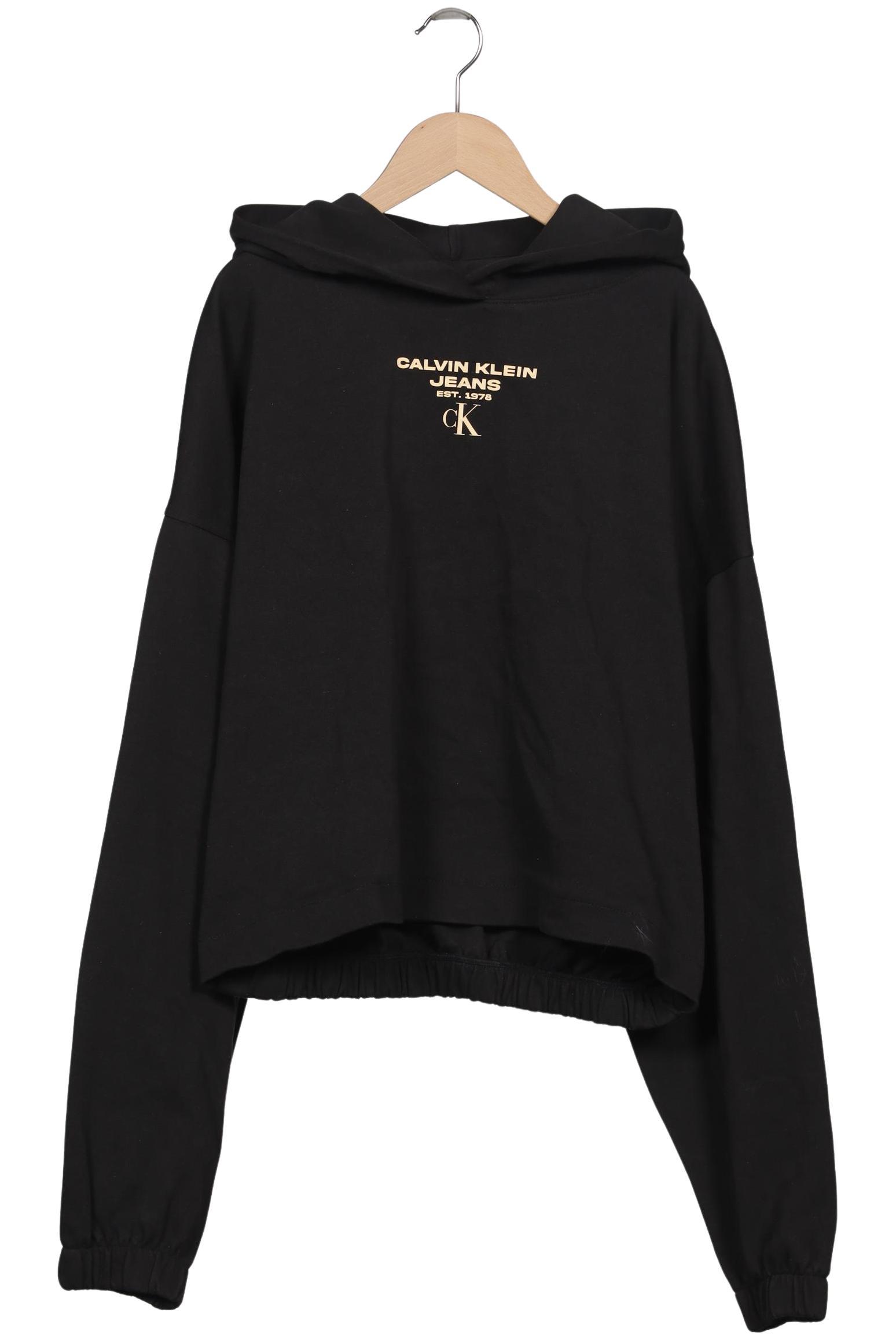 

Calvin Klein Jeans Damen Kapuzenpullover, schwarz, Gr. 46