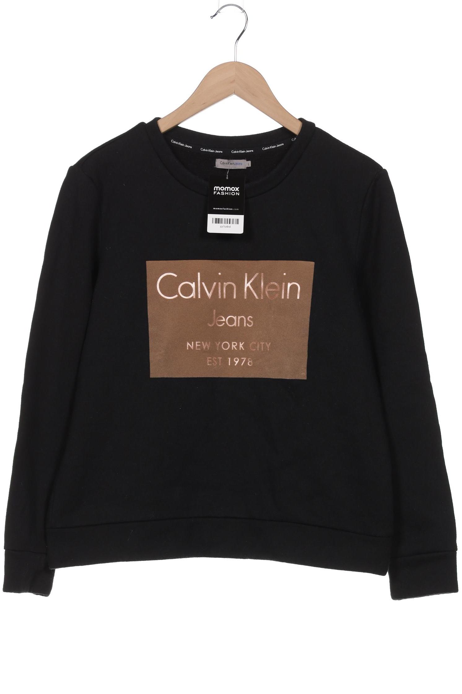 

Calvin Klein Jeans Damen Sweatshirt, schwarz, Gr. 42