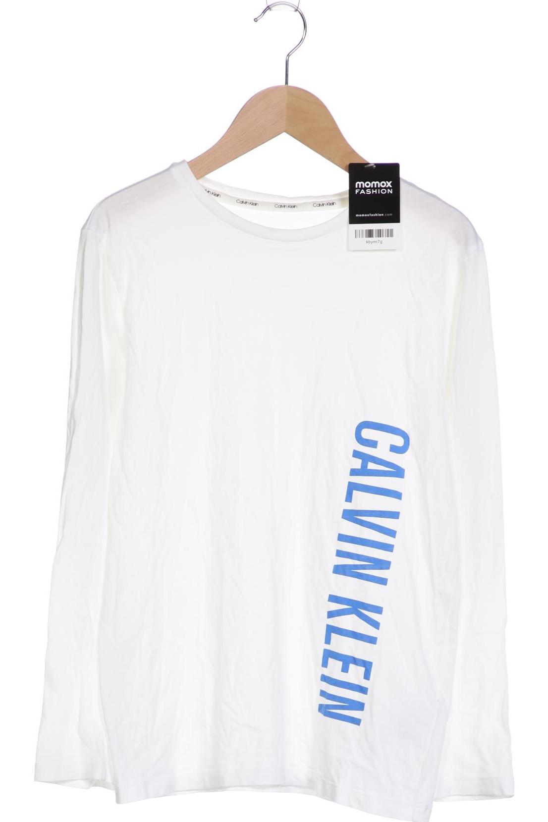 

Calvin Klein Herren Langarmshirt, weiß, Gr. 152