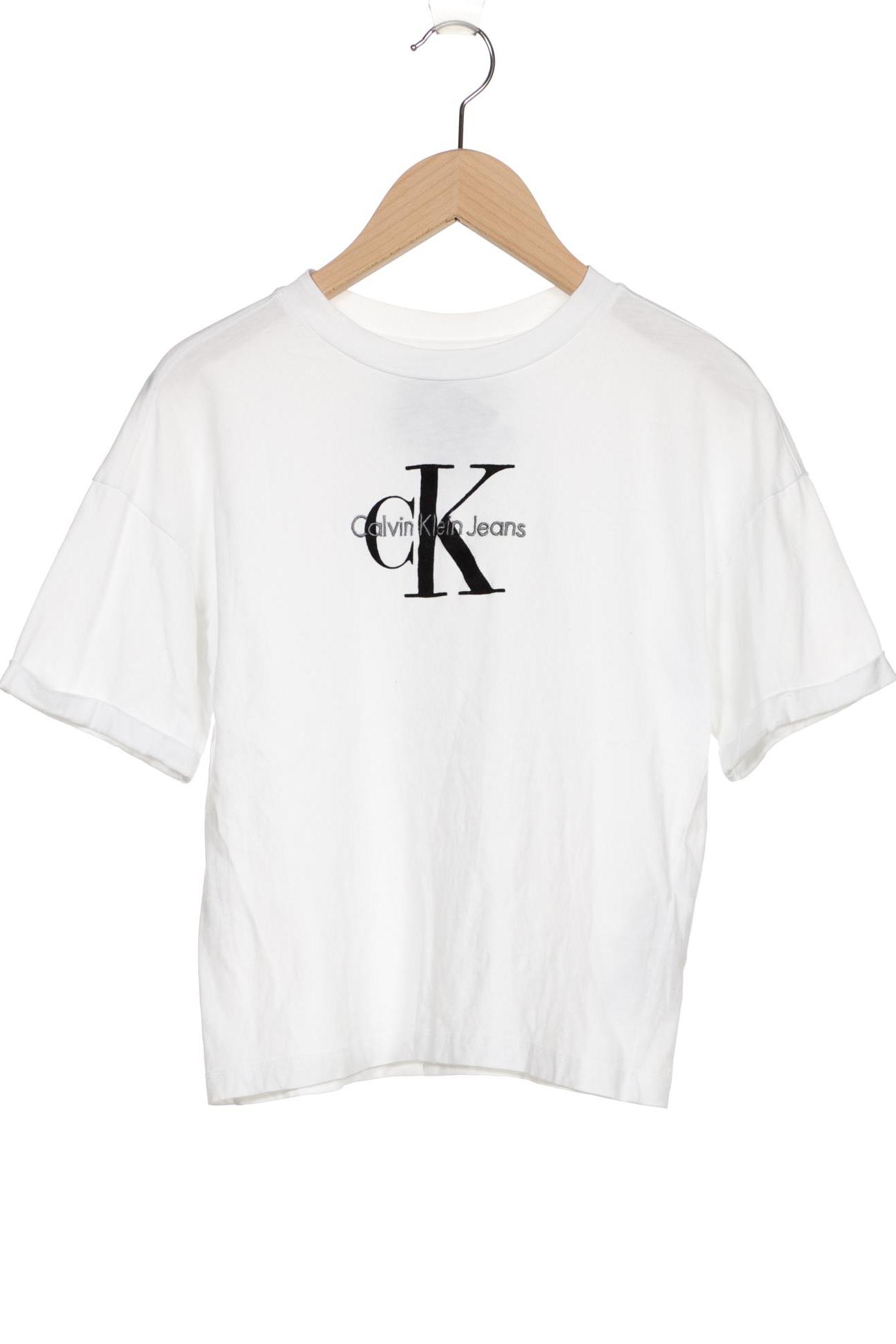 

Calvin Klein Damen T-Shirt, weiß, Gr. 122