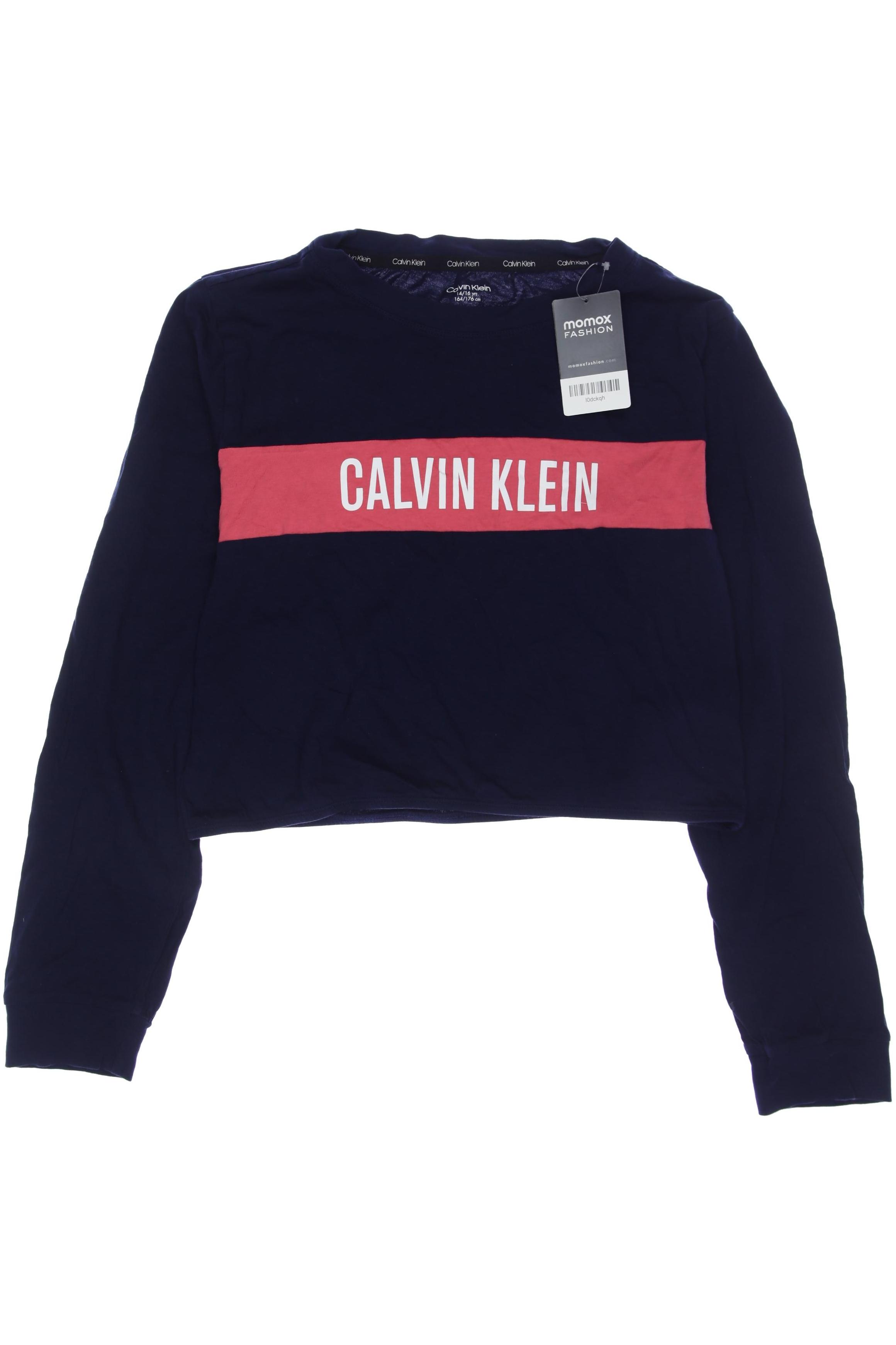 

Calvin Klein Damen Langarmshirt, marineblau, Gr. 164