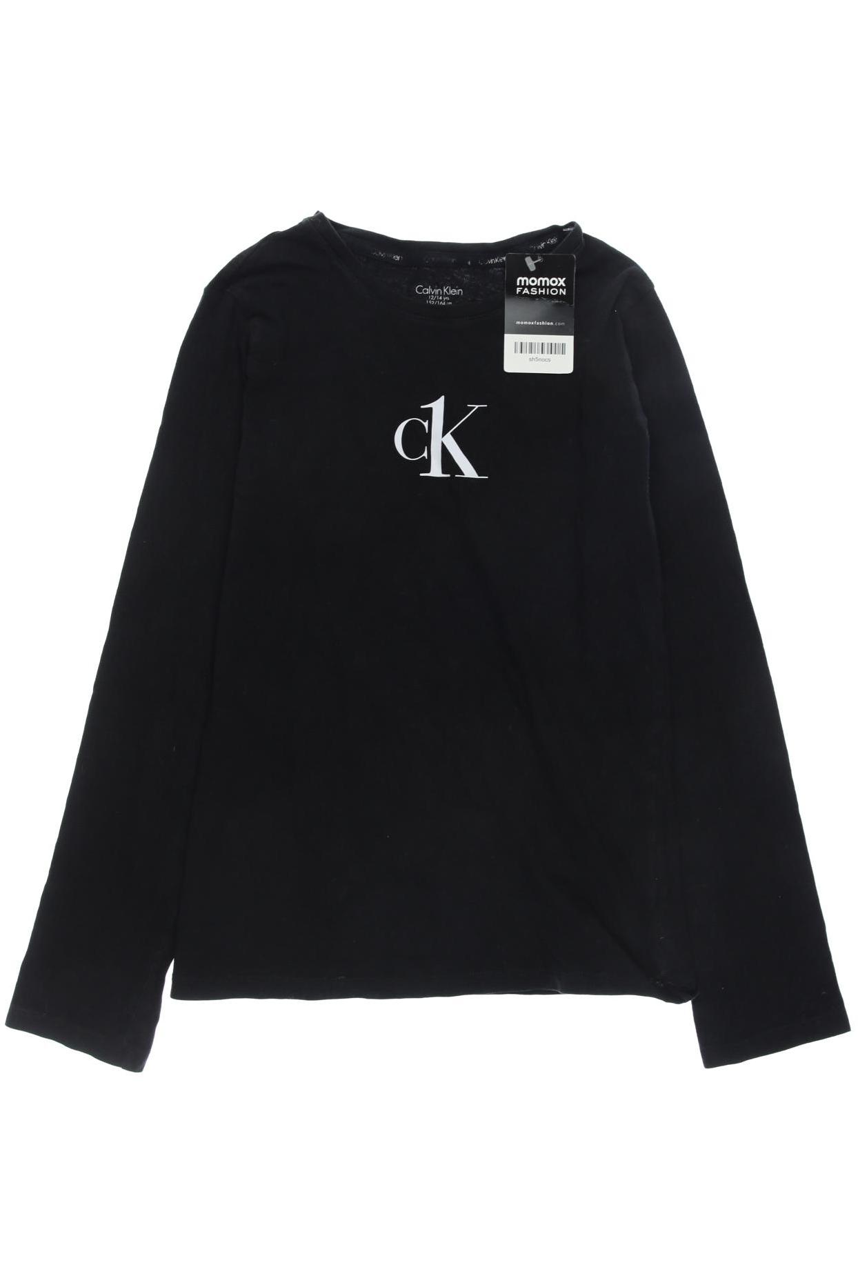 

Calvin Klein Damen Langarmshirt, schwarz, Gr. 152