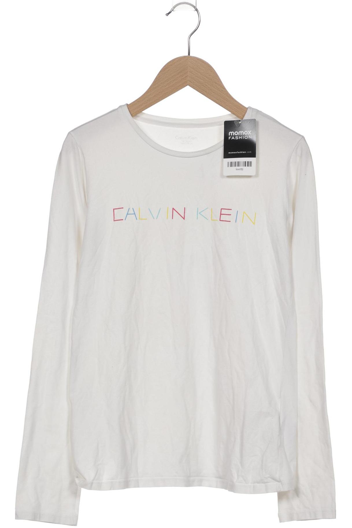 

Calvin Klein Damen Langarmshirt, weiß, Gr. 164