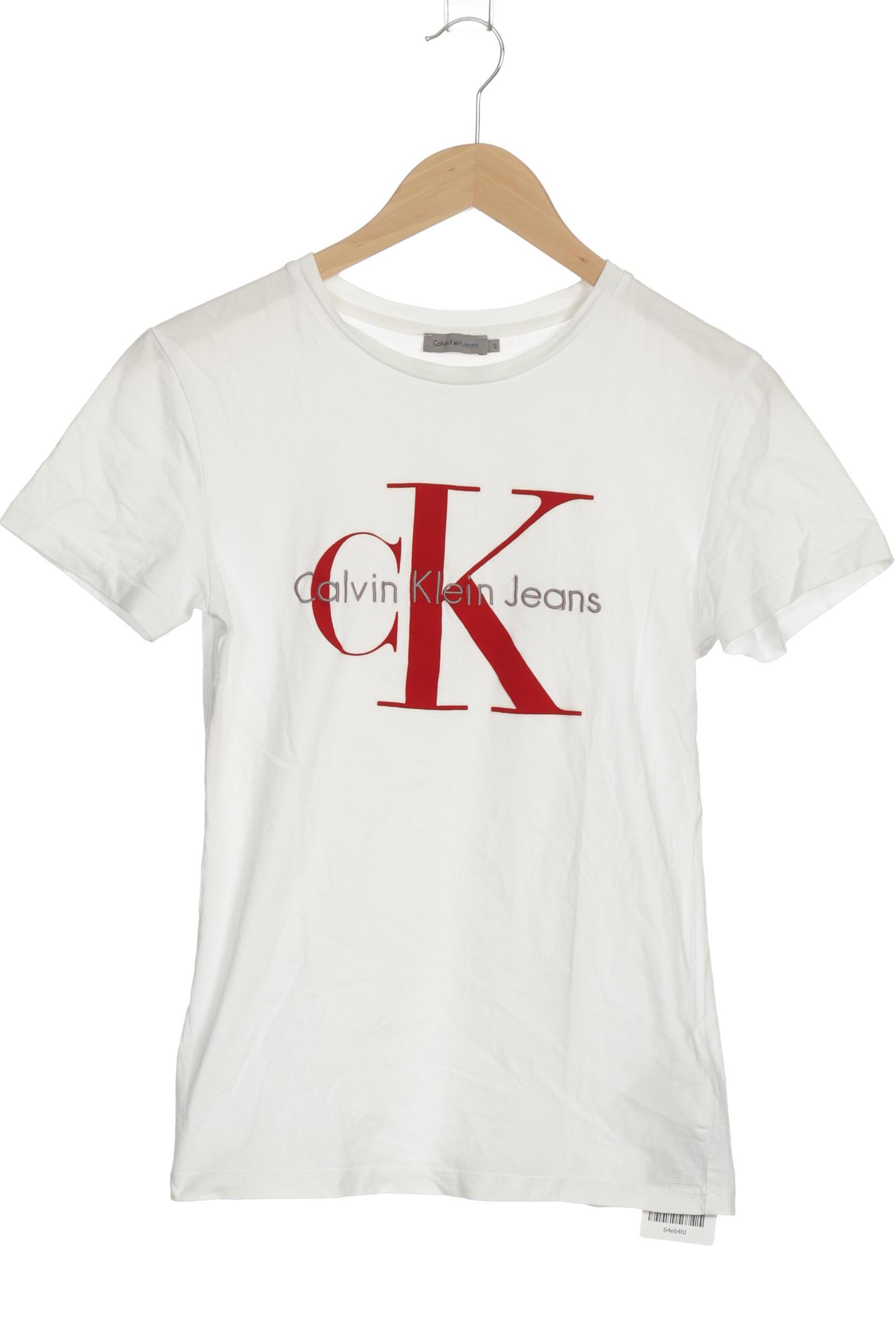 

Calvin Klein Mädchen T-Shirt, cremeweiß, Gr. 134