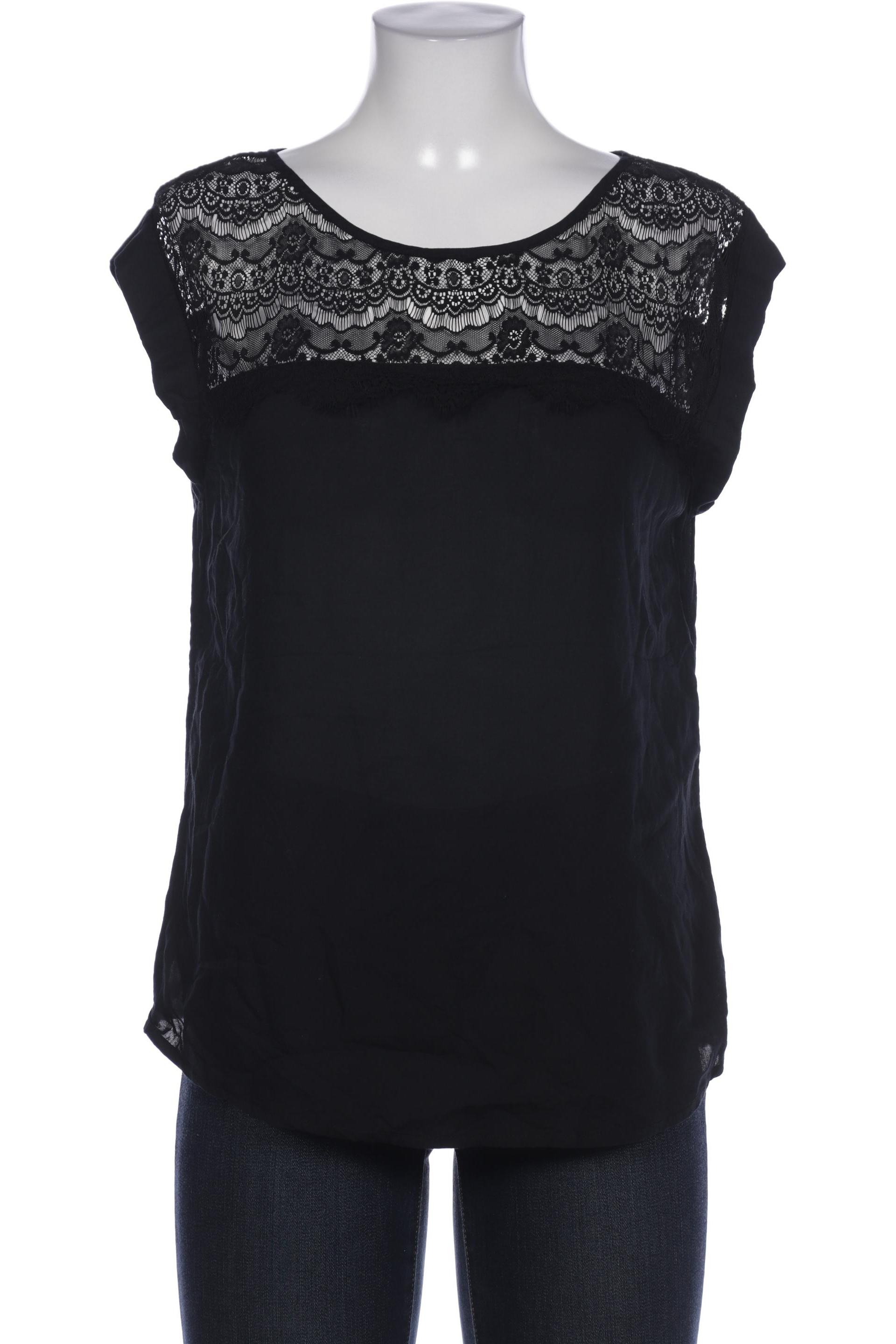 

camaieu Damen Bluse, schwarz, Gr. 38