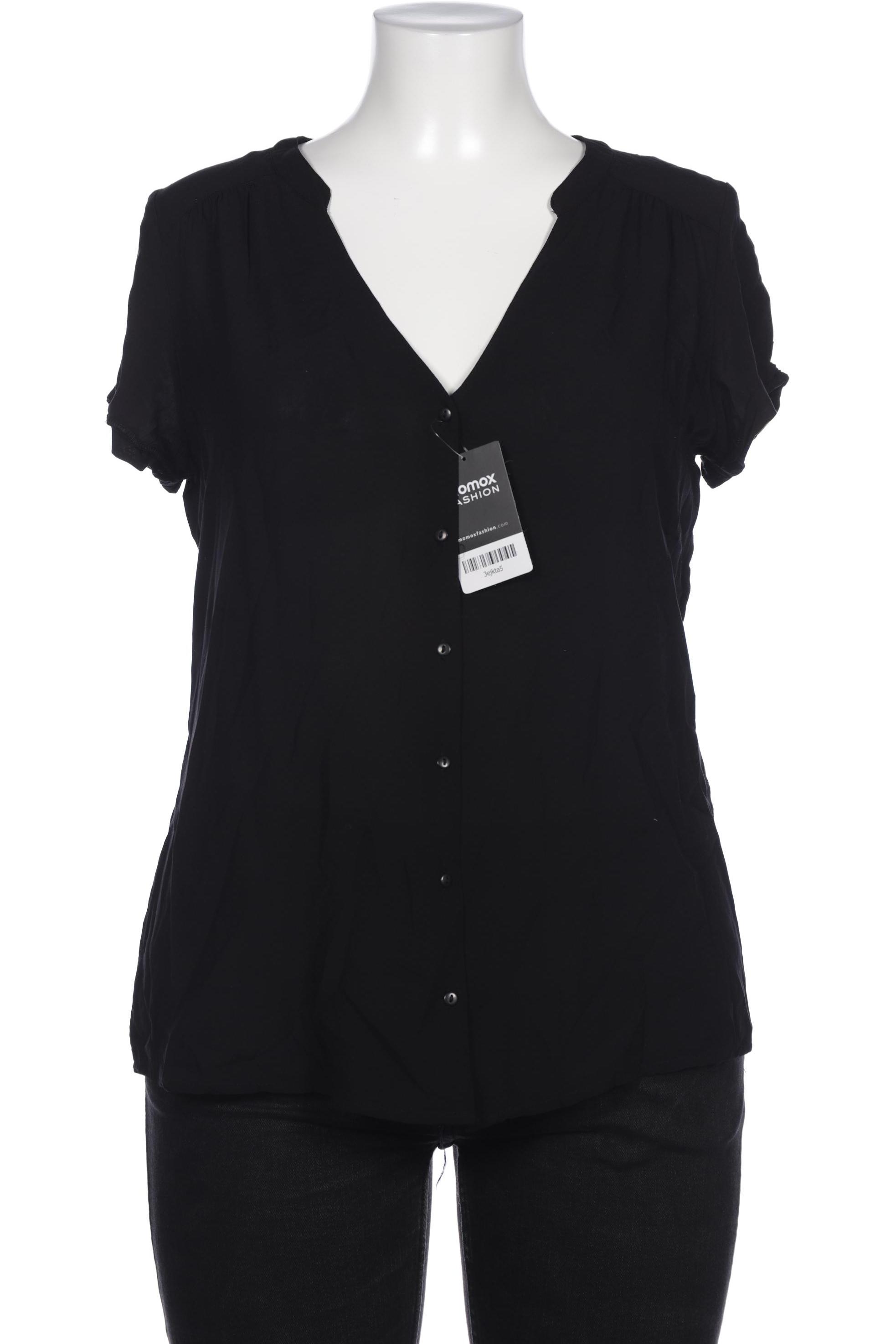 

camaieu Damen Bluse, schwarz