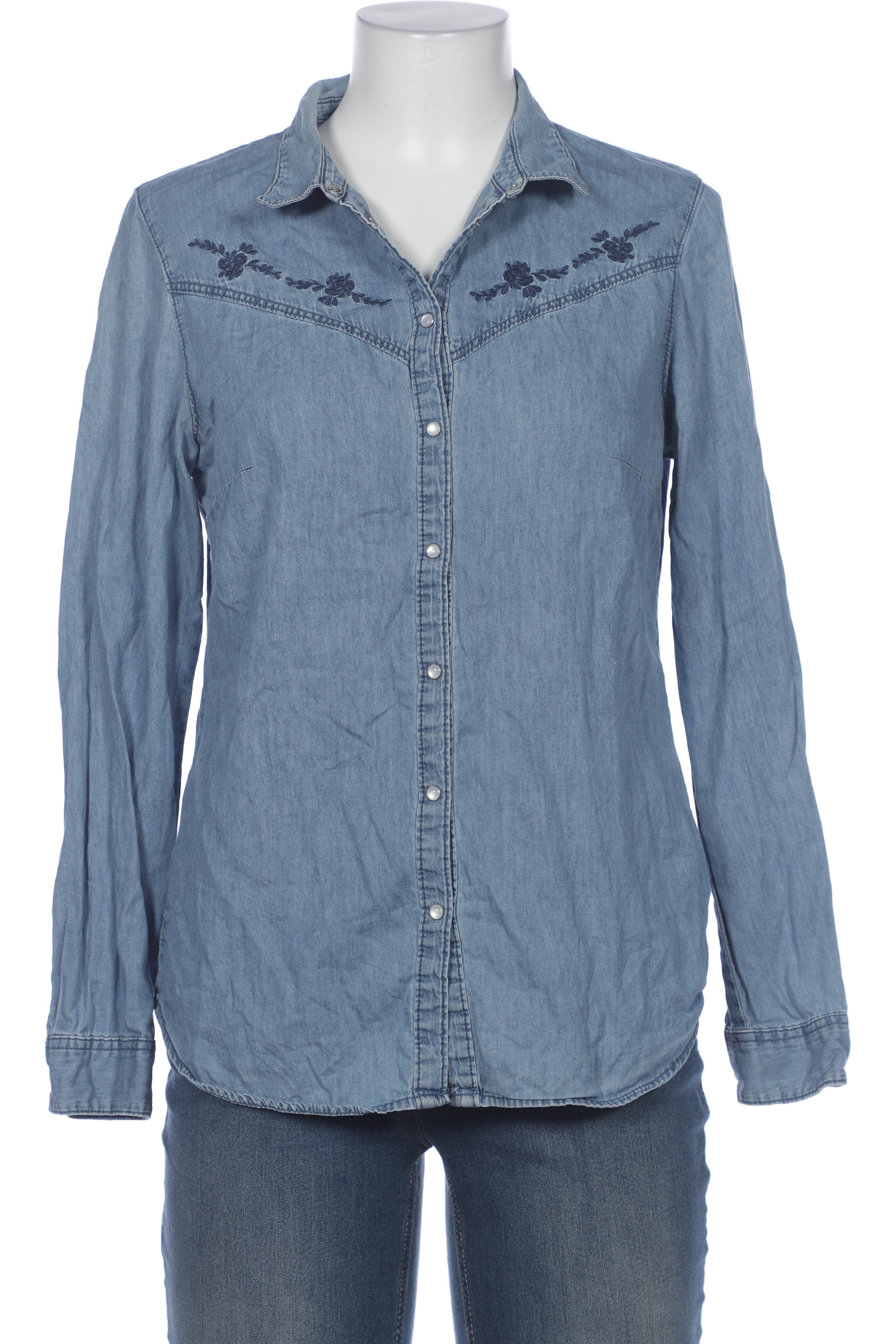 

camaieu Damen Bluse, blau, Gr. 40
