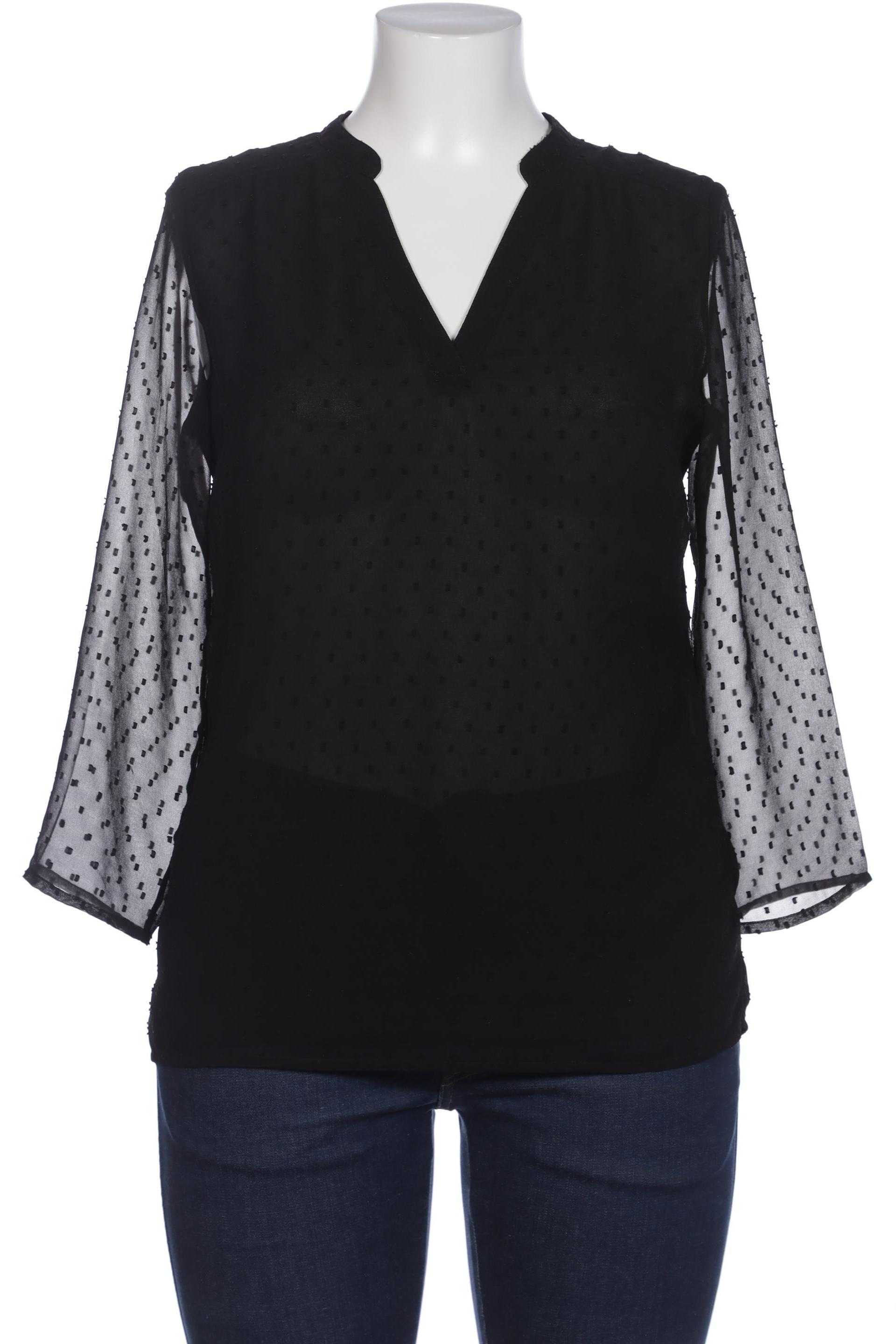 

camaieu Damen Bluse, schwarz, Gr. 42