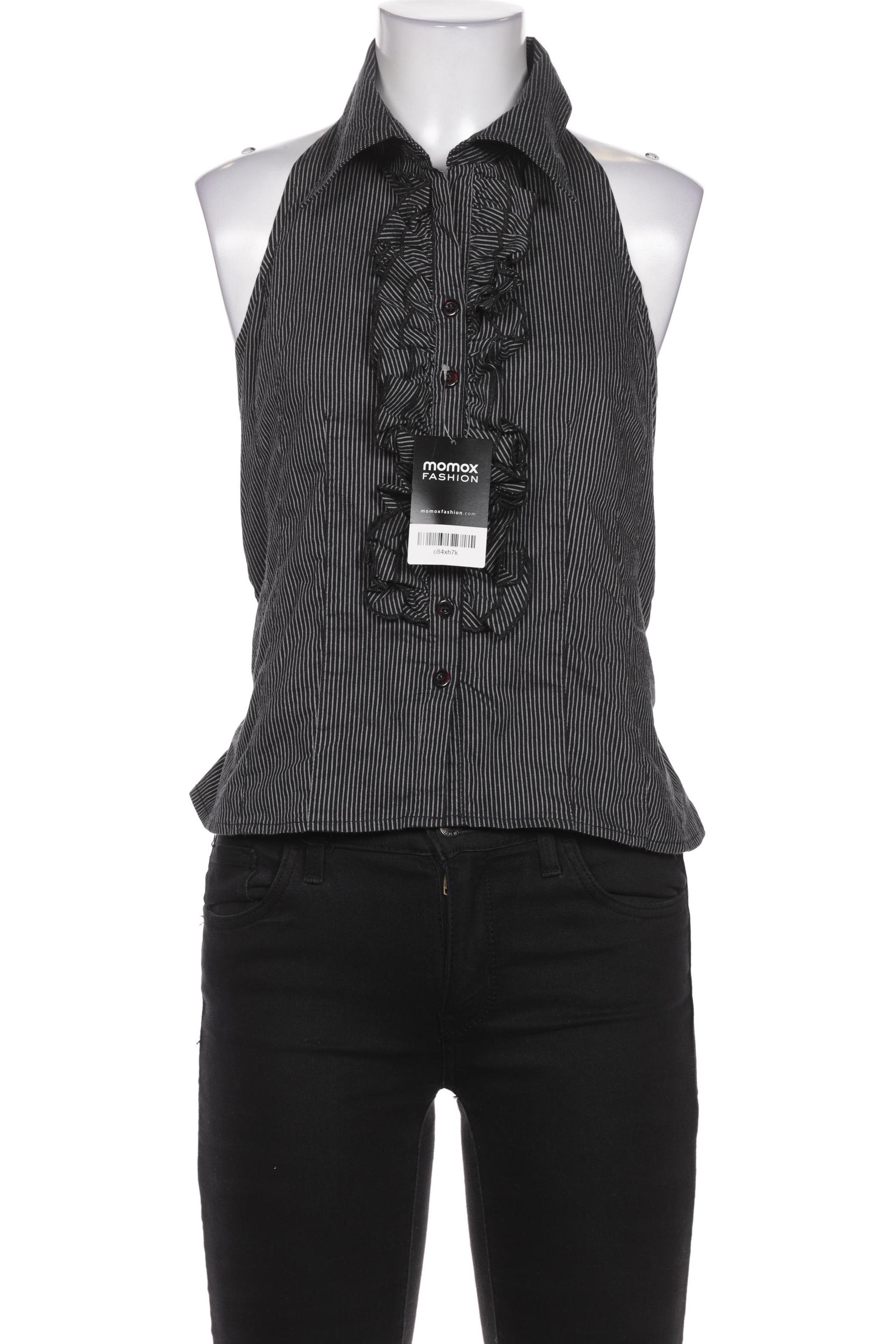 

camaieu Damen Bluse, schwarz