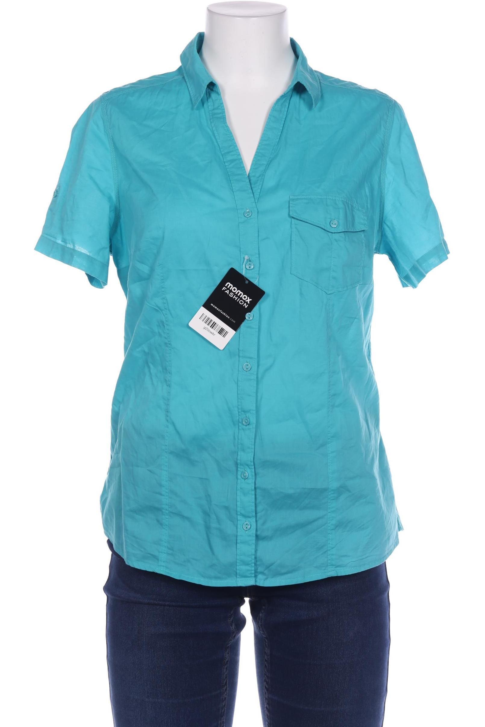 

camaieu Damen Bluse, türkis, Gr. 42