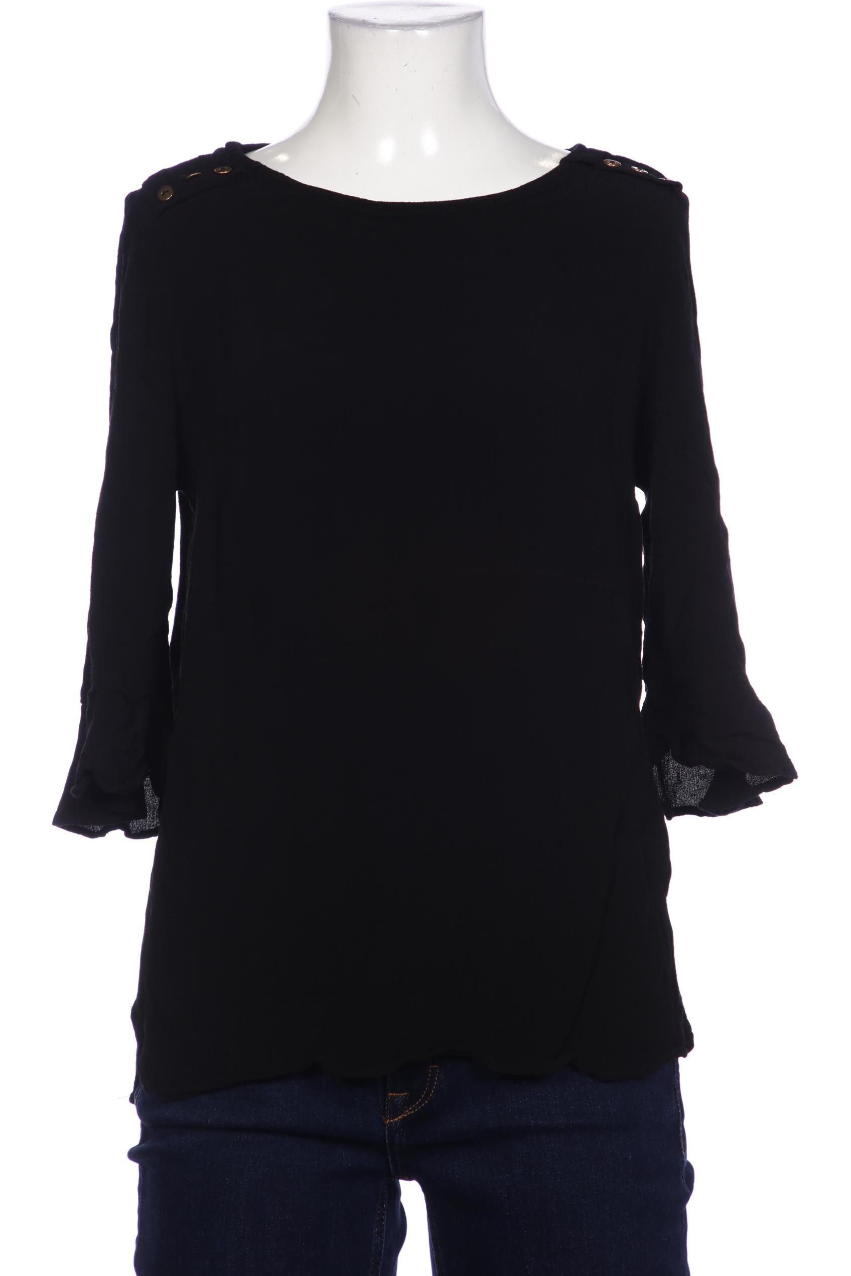 

camaieu Damen Bluse, schwarz