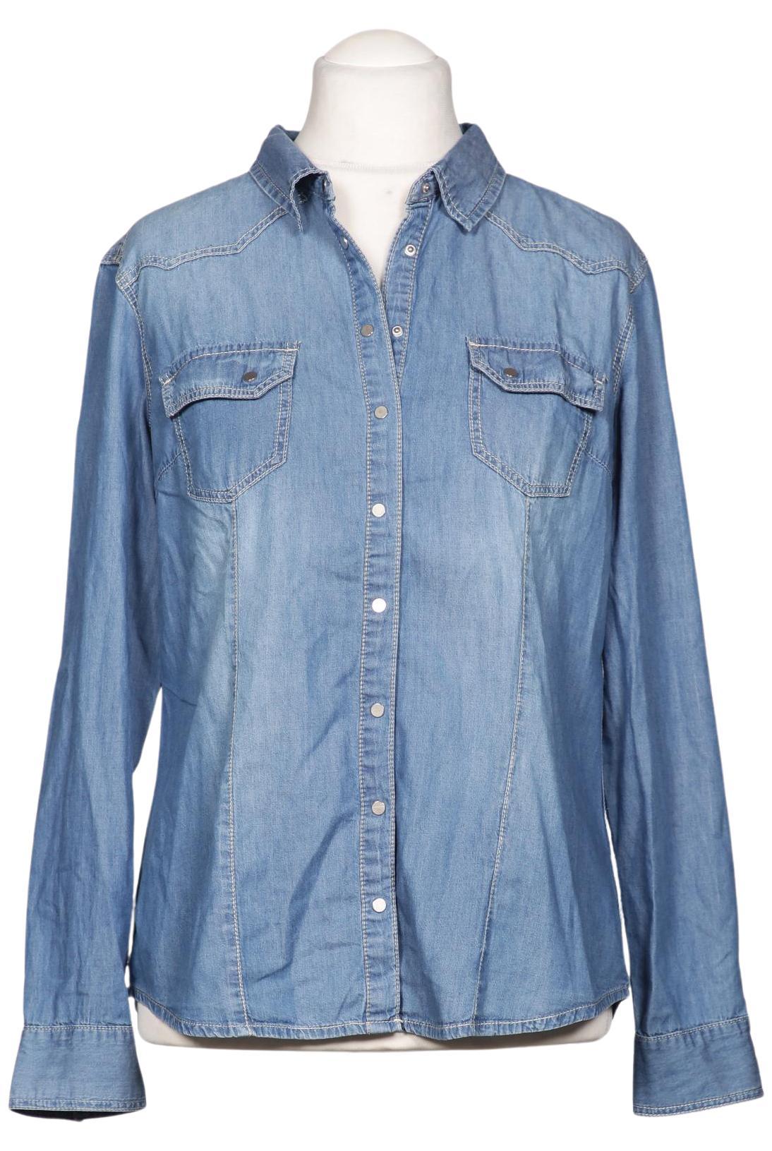 

camaieu Damen Bluse, blau, Gr. 44