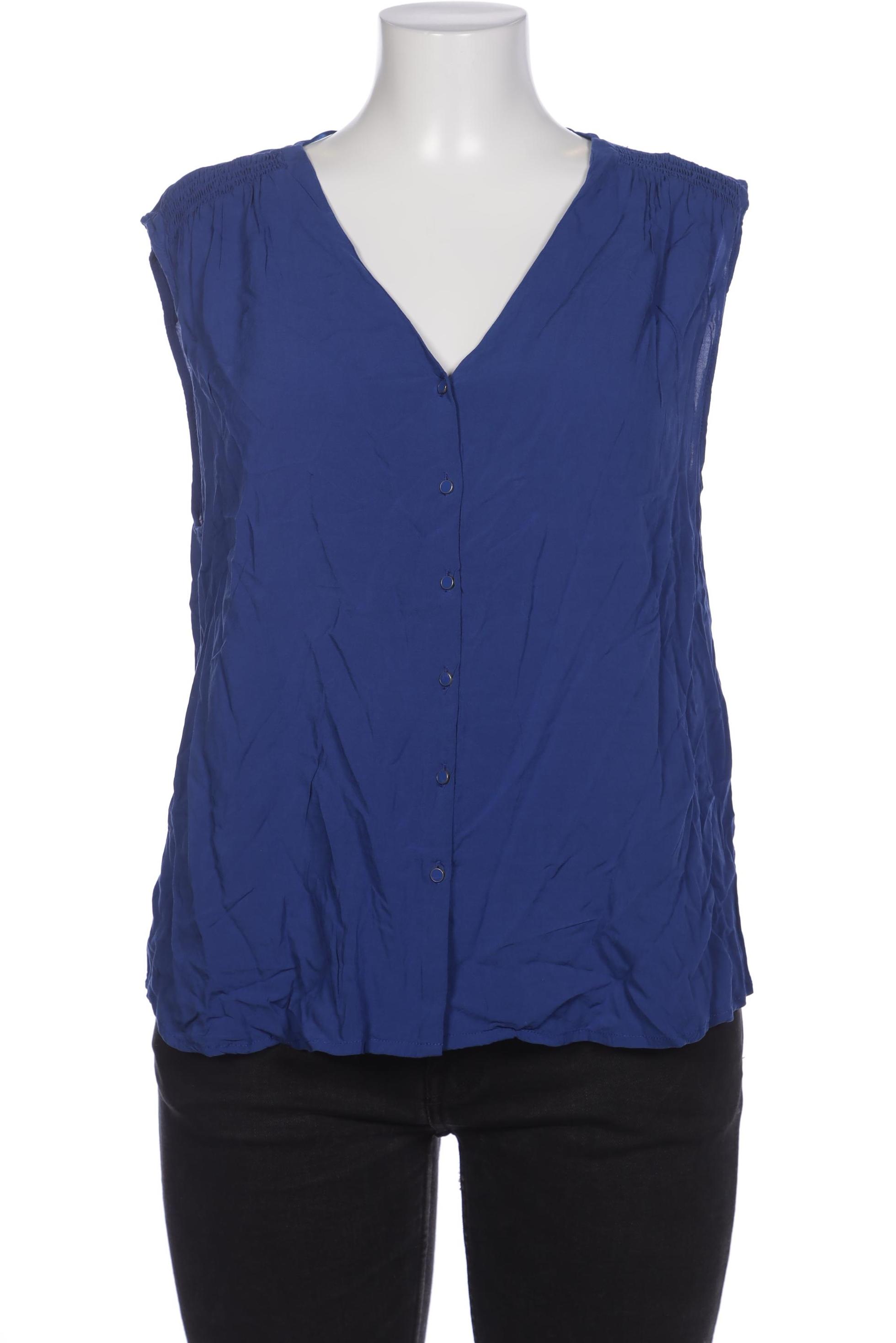 

camaieu Damen Bluse, blau, Gr. 46