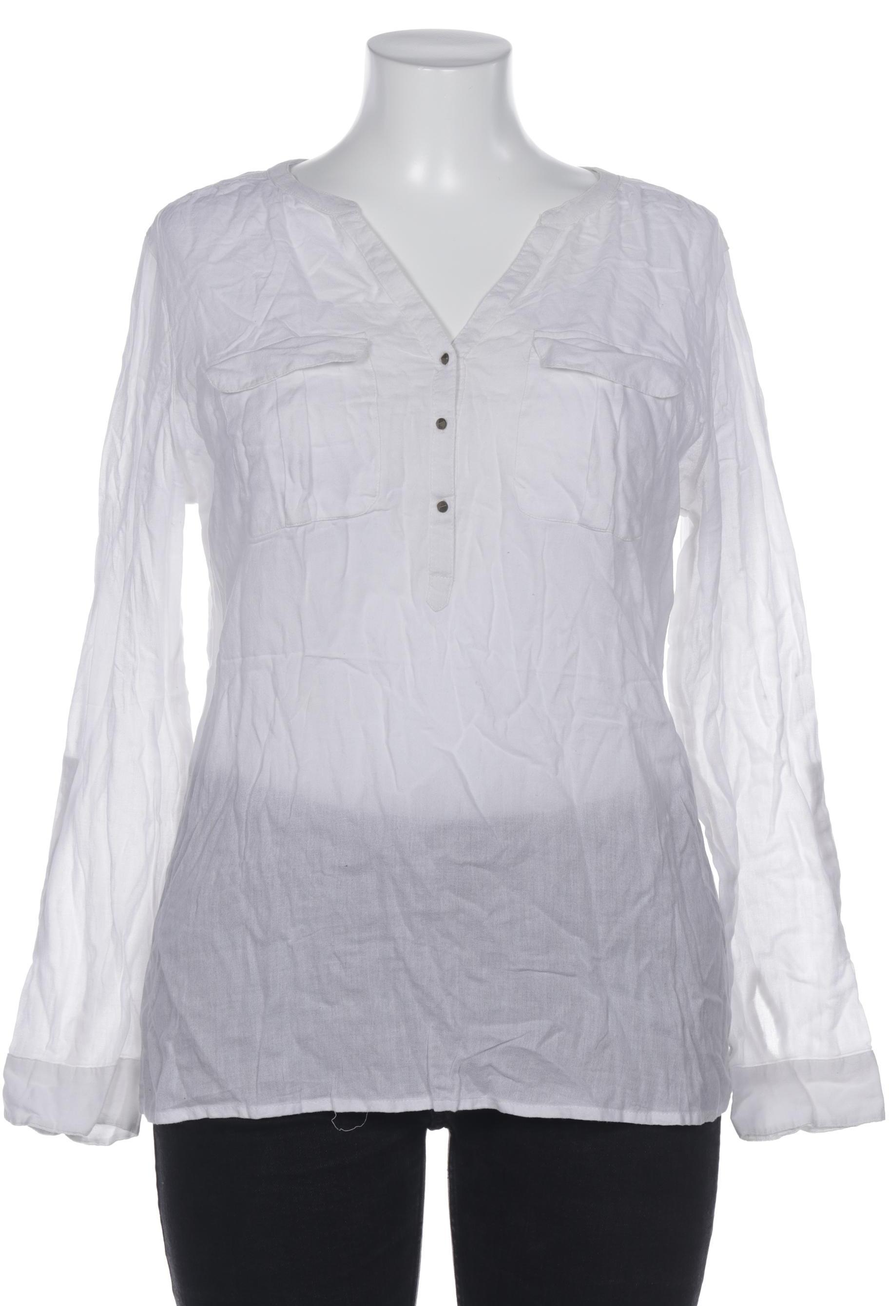 

camaieu Damen Bluse, weiß, Gr. 46