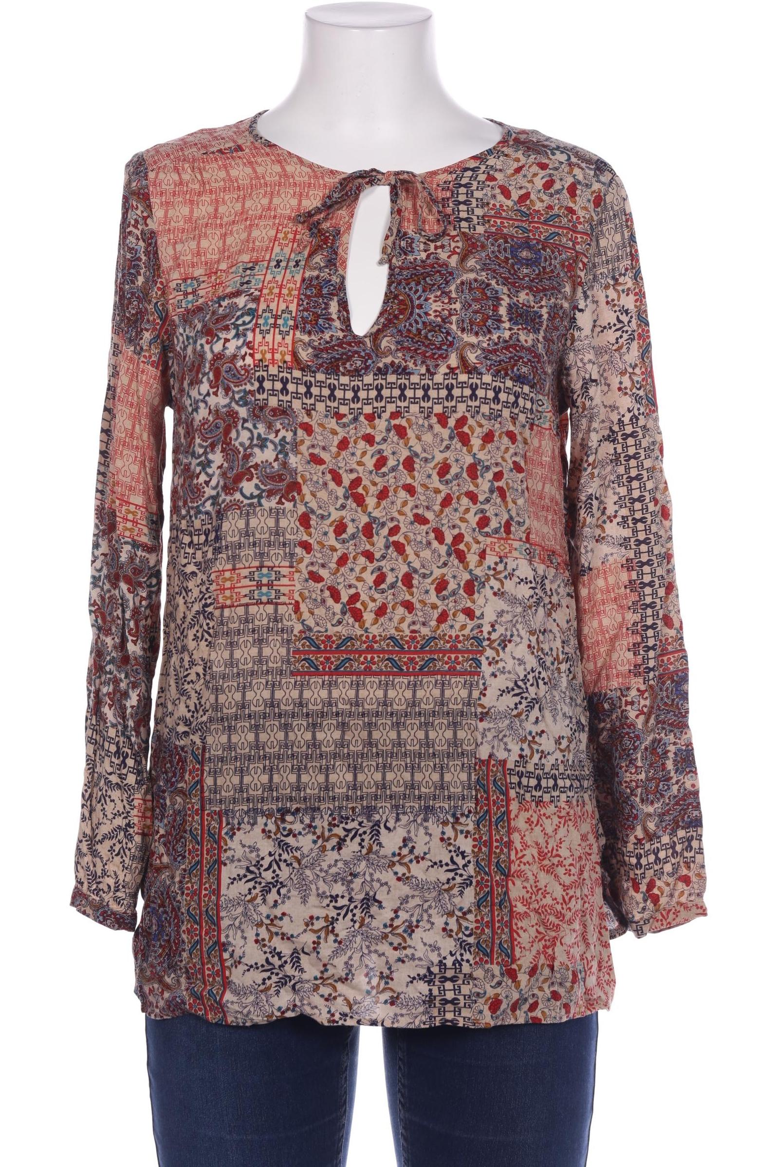 

camaieu Damen Bluse, mehrfarbig, Gr. 38