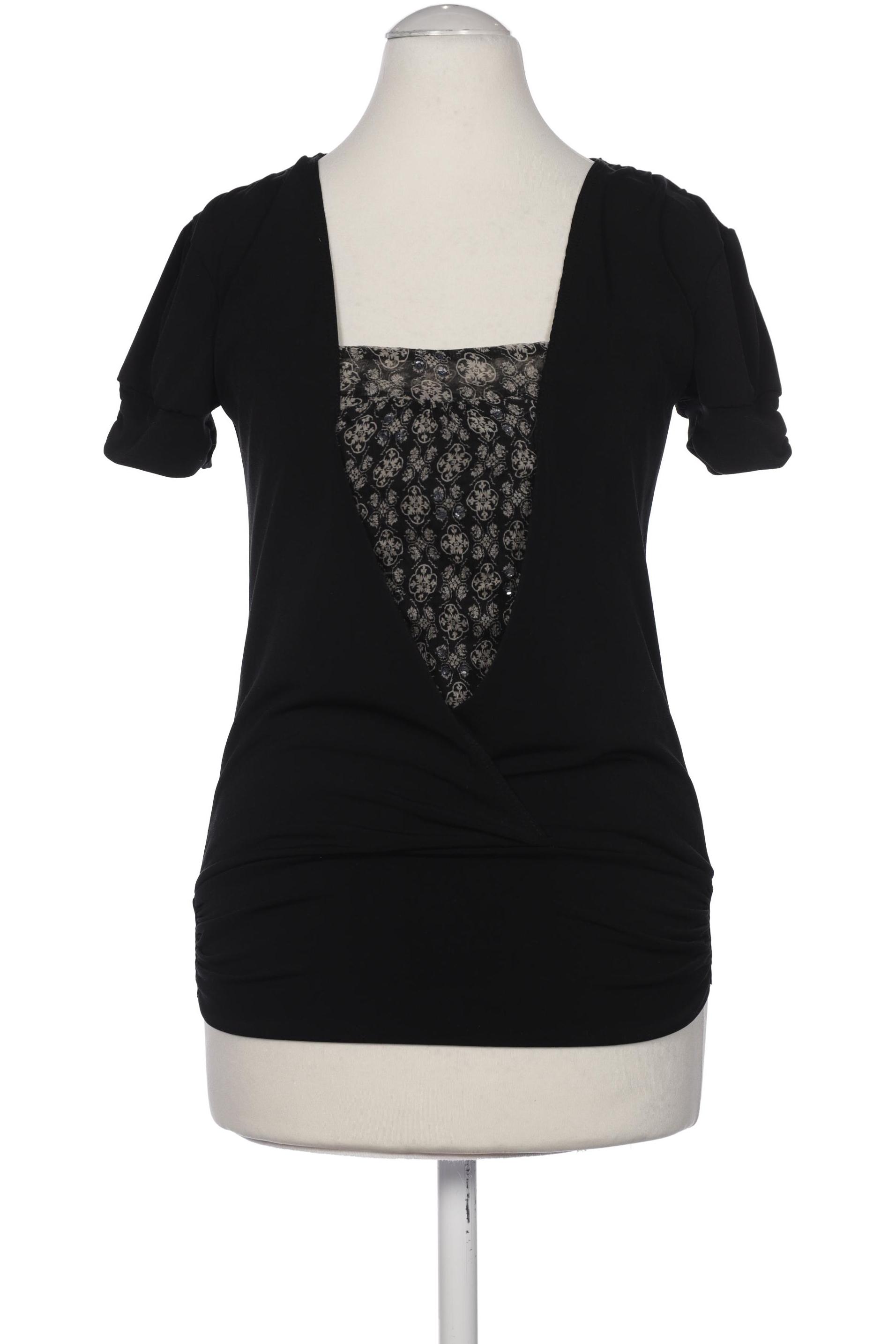 

camaieu Damen Bluse, schwarz, Gr. 36