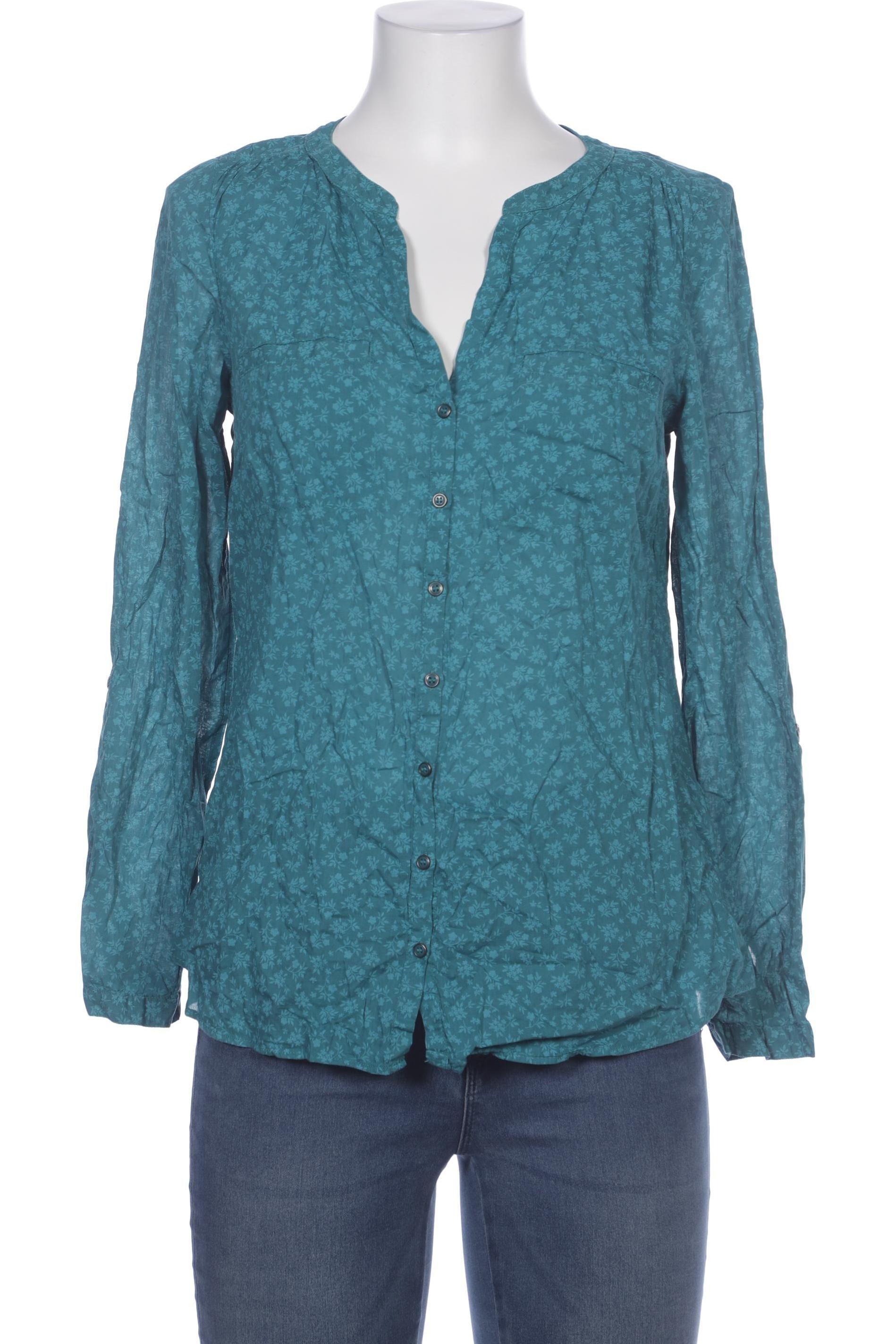 

camaieu Damen Bluse, türkis, Gr. 40