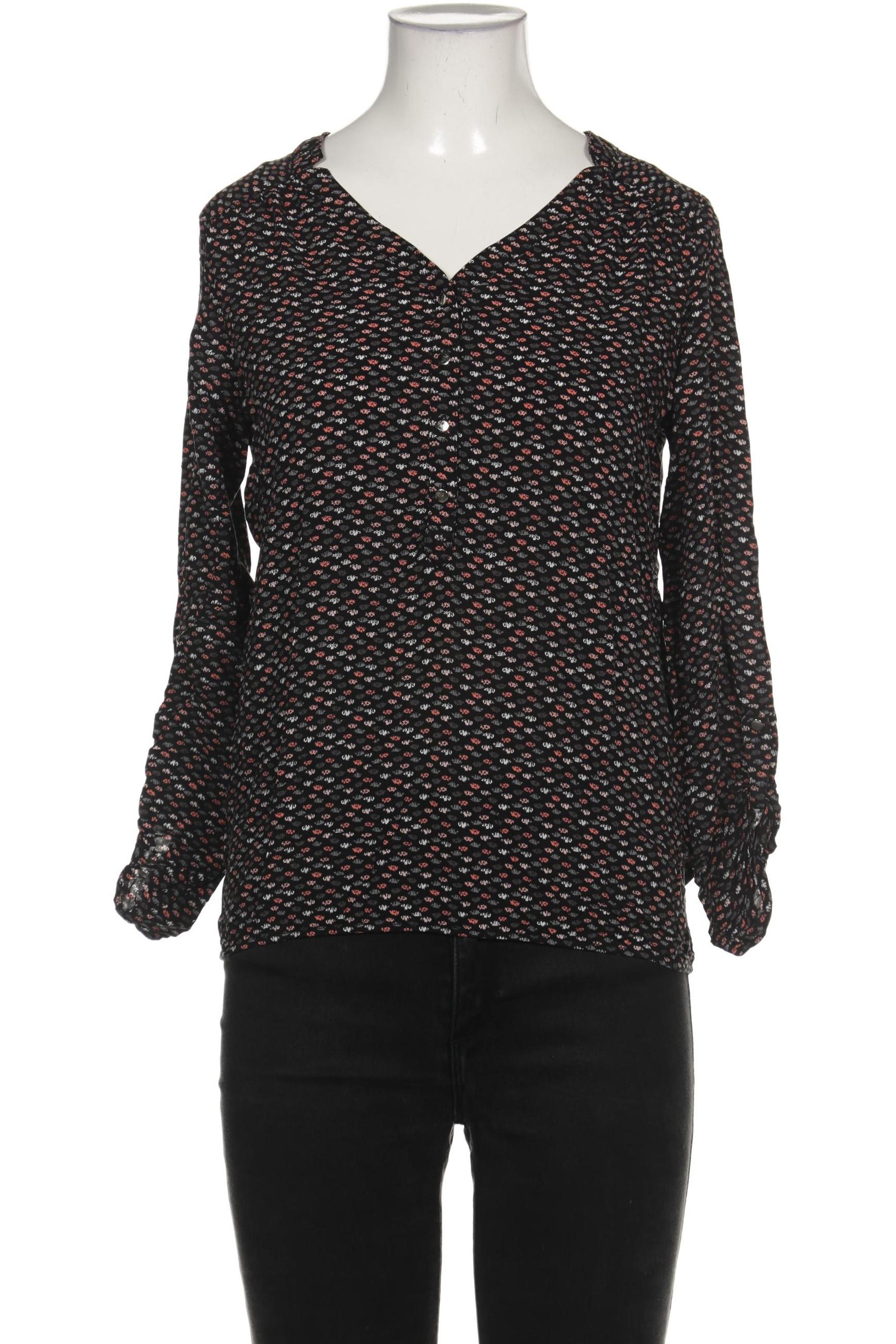 

camaieu Damen Bluse, schwarz