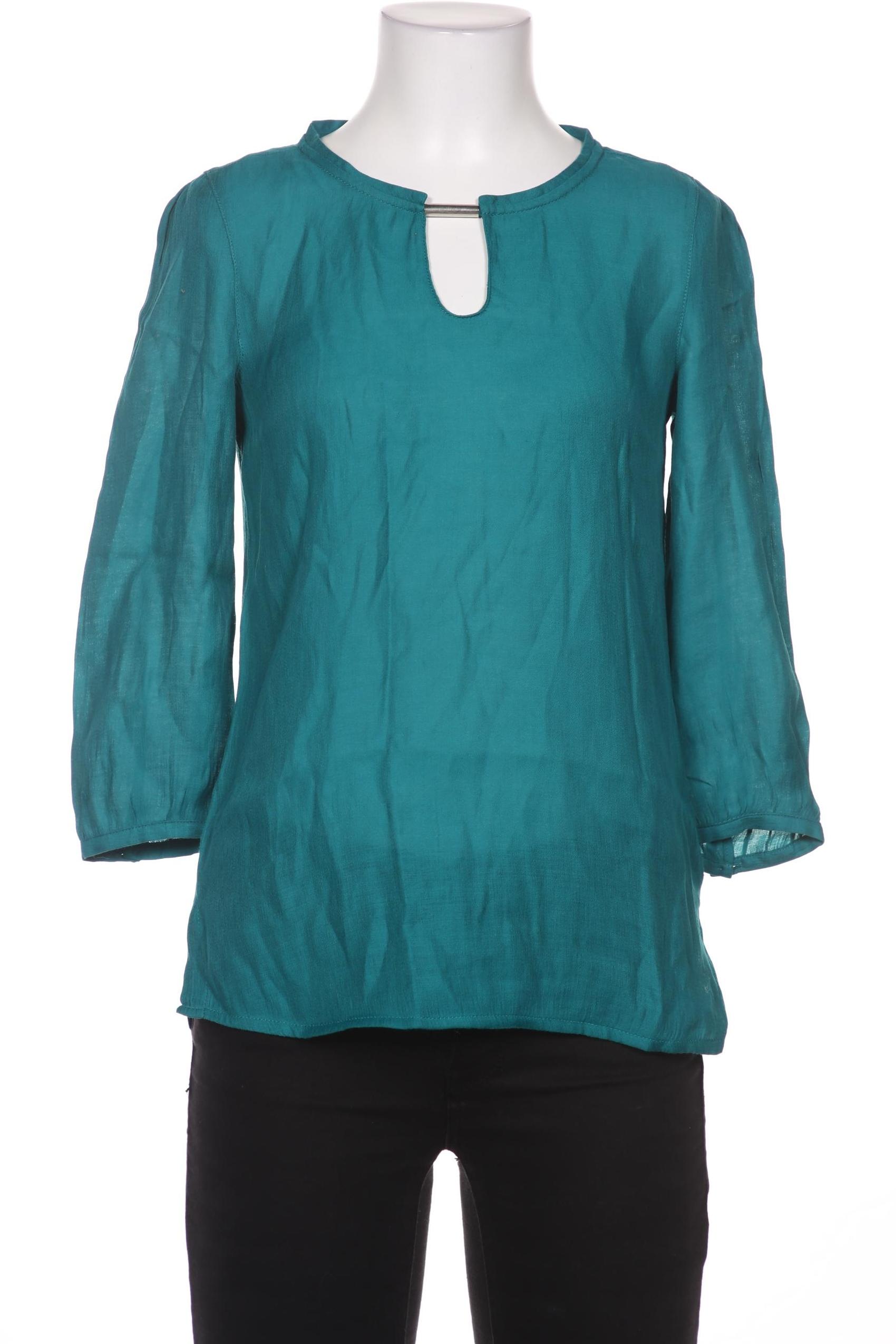 

camaieu Damen Bluse, türkis, Gr. 36