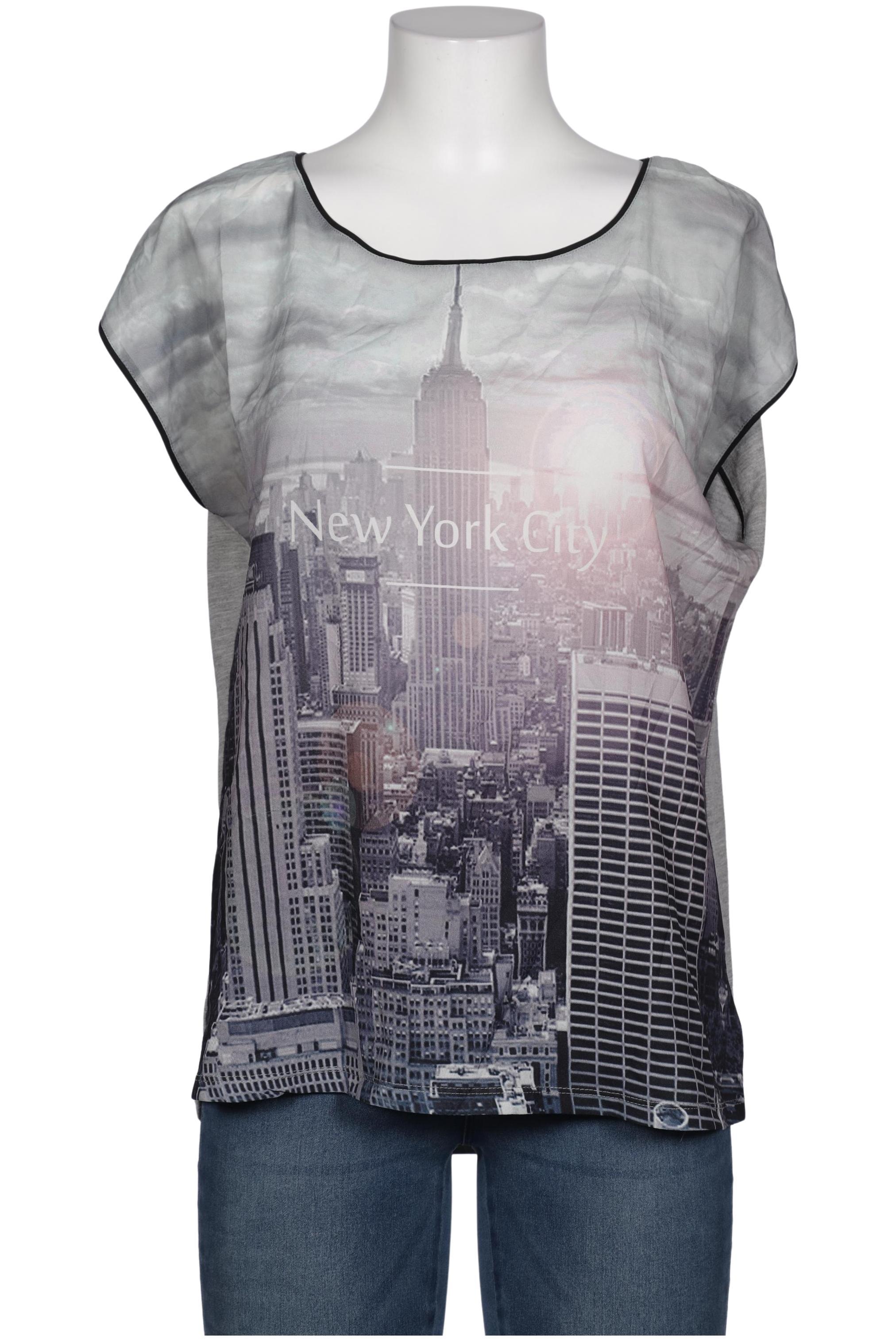 

camaieu Damen Bluse, grau, Gr. 42