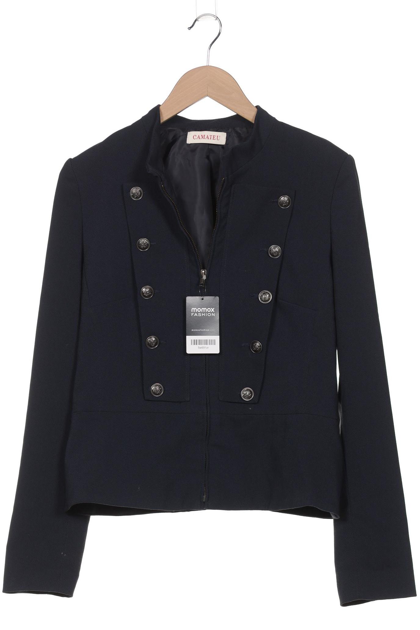 

camaieu Damen Jacke, marineblau, Gr. 44