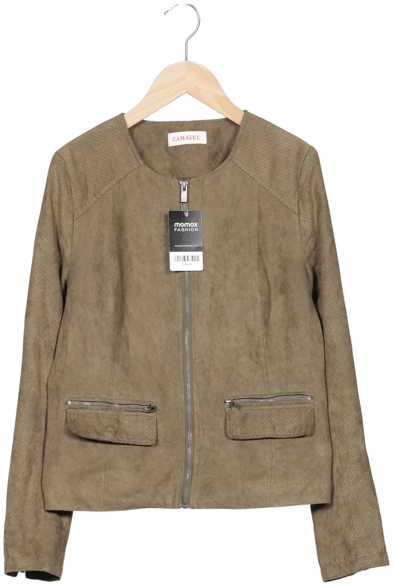 

camaieu Damen Jacke, grün, Gr. 36