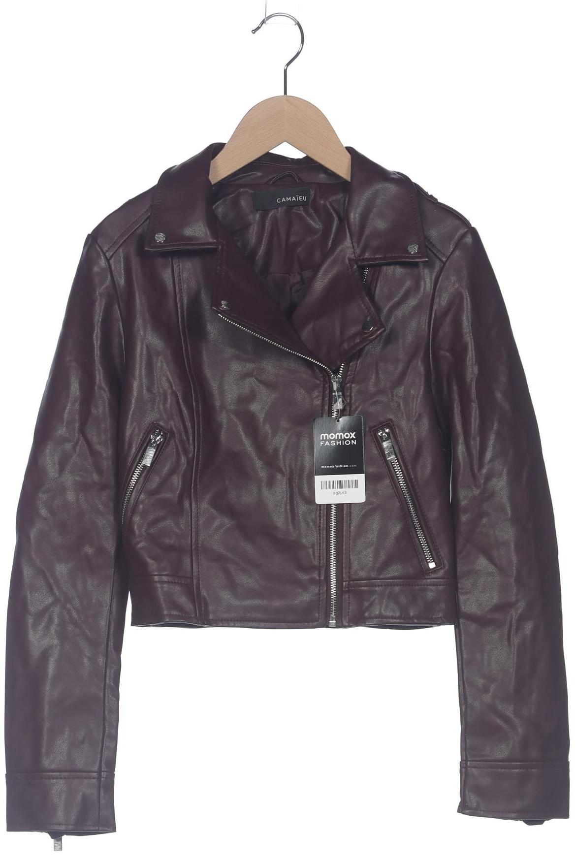 

camaieu Damen Jacke, bordeaux, Gr. 34