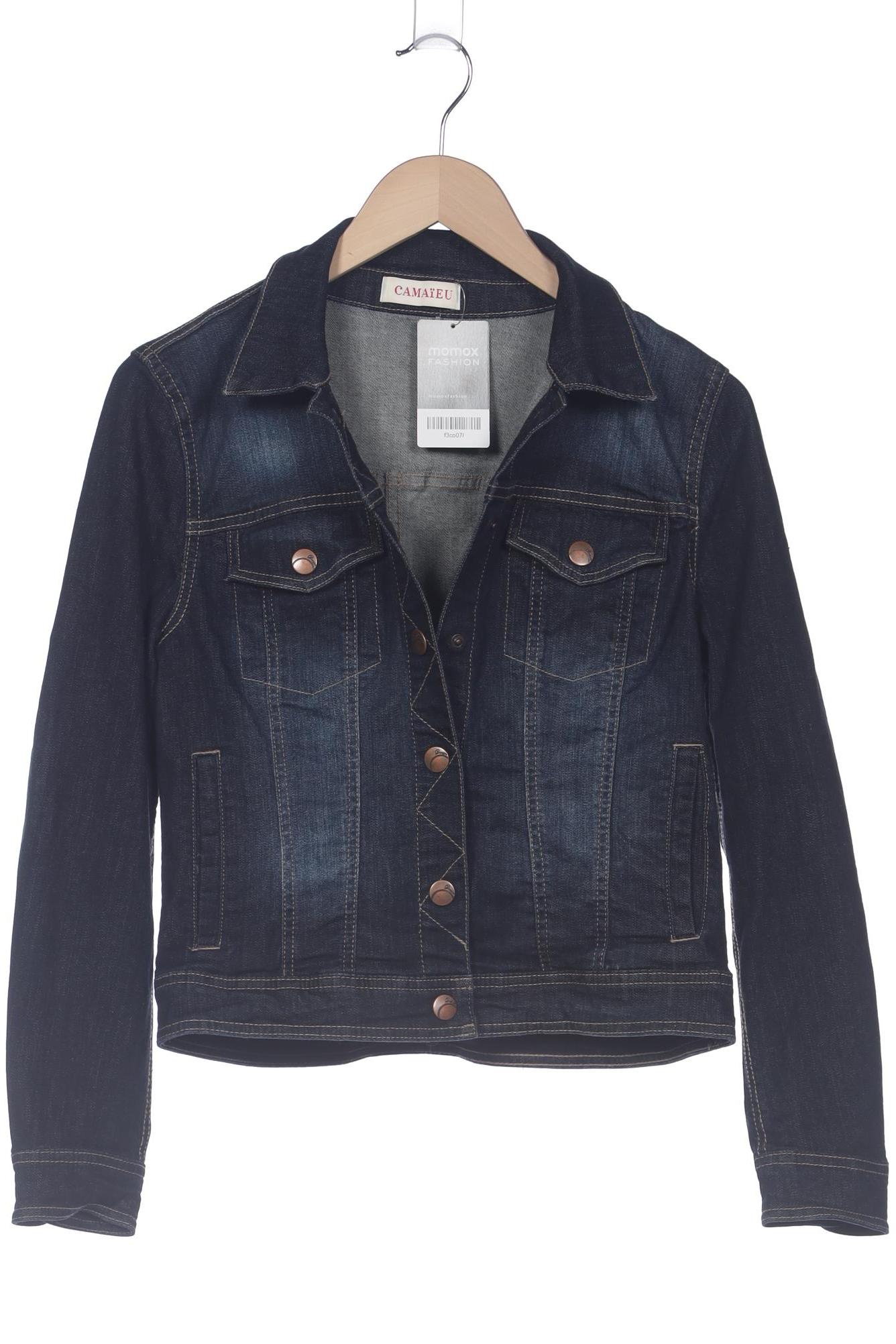 

camaieu Damen Jacke, marineblau, Gr. 38