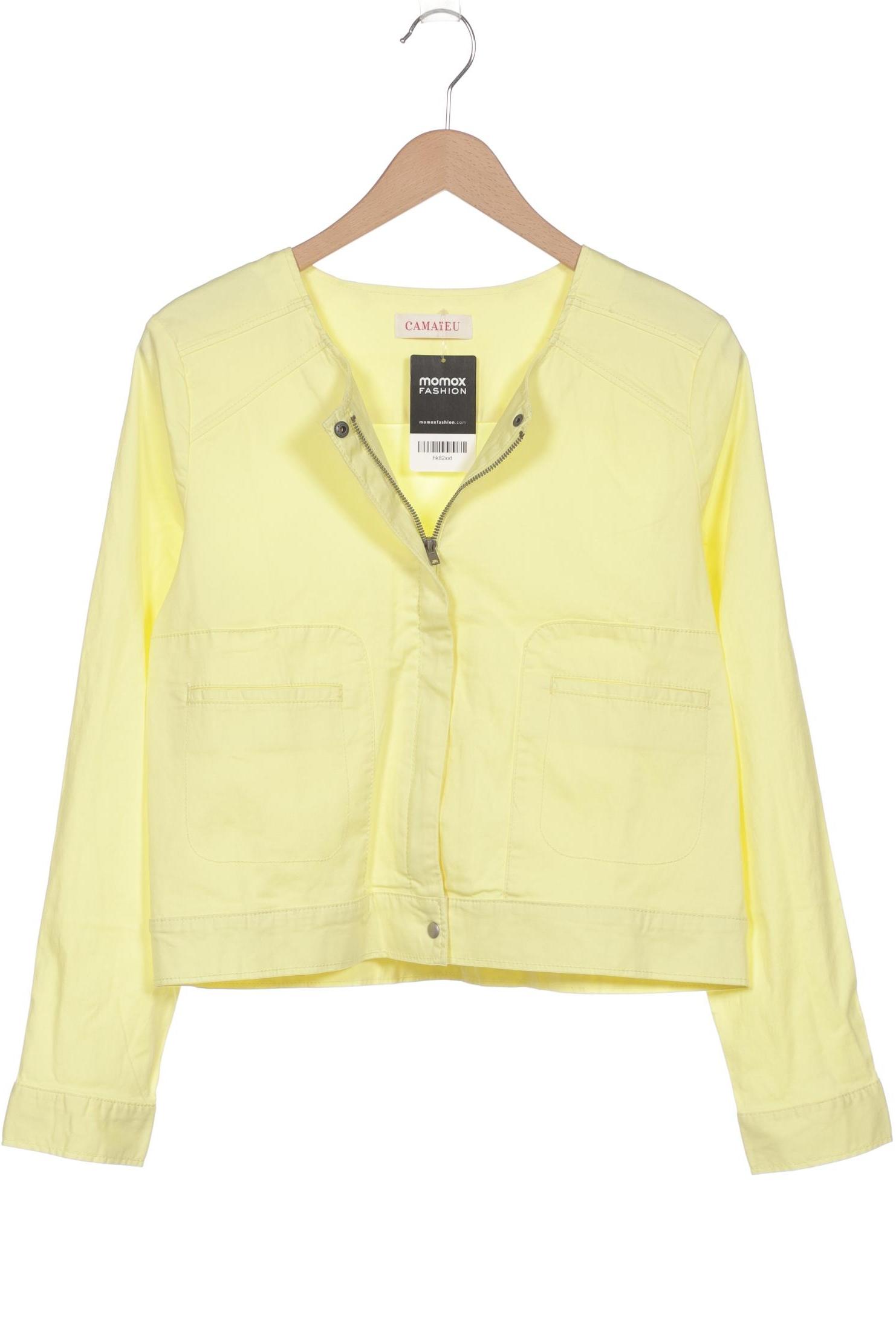 

camaieu Damen Jacke, gelb, Gr. 42