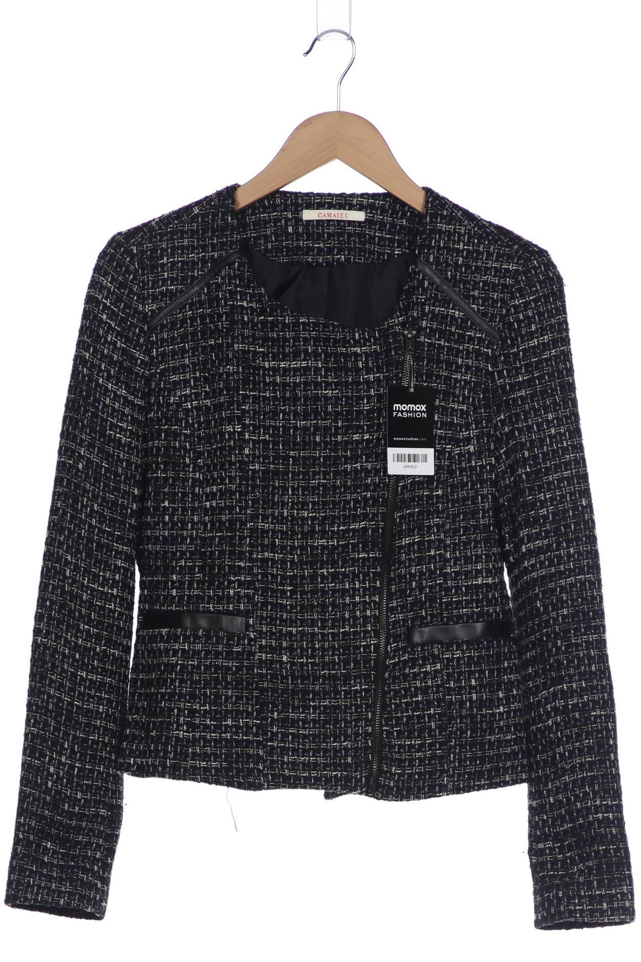 

camaieu Damen Jacke, schwarz, Gr. 42