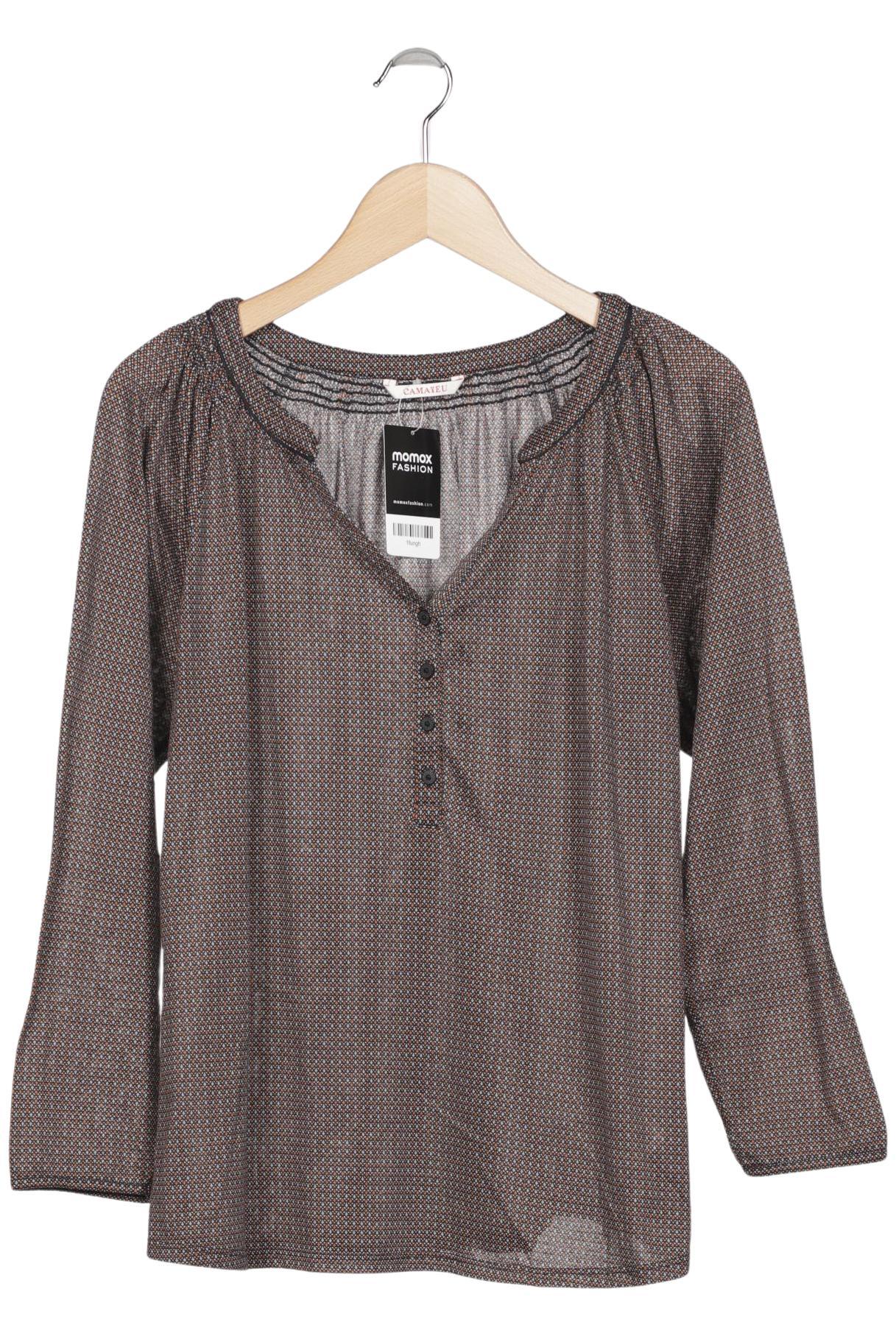 

camaieu Damen Langarmshirt, braun, Gr. 42