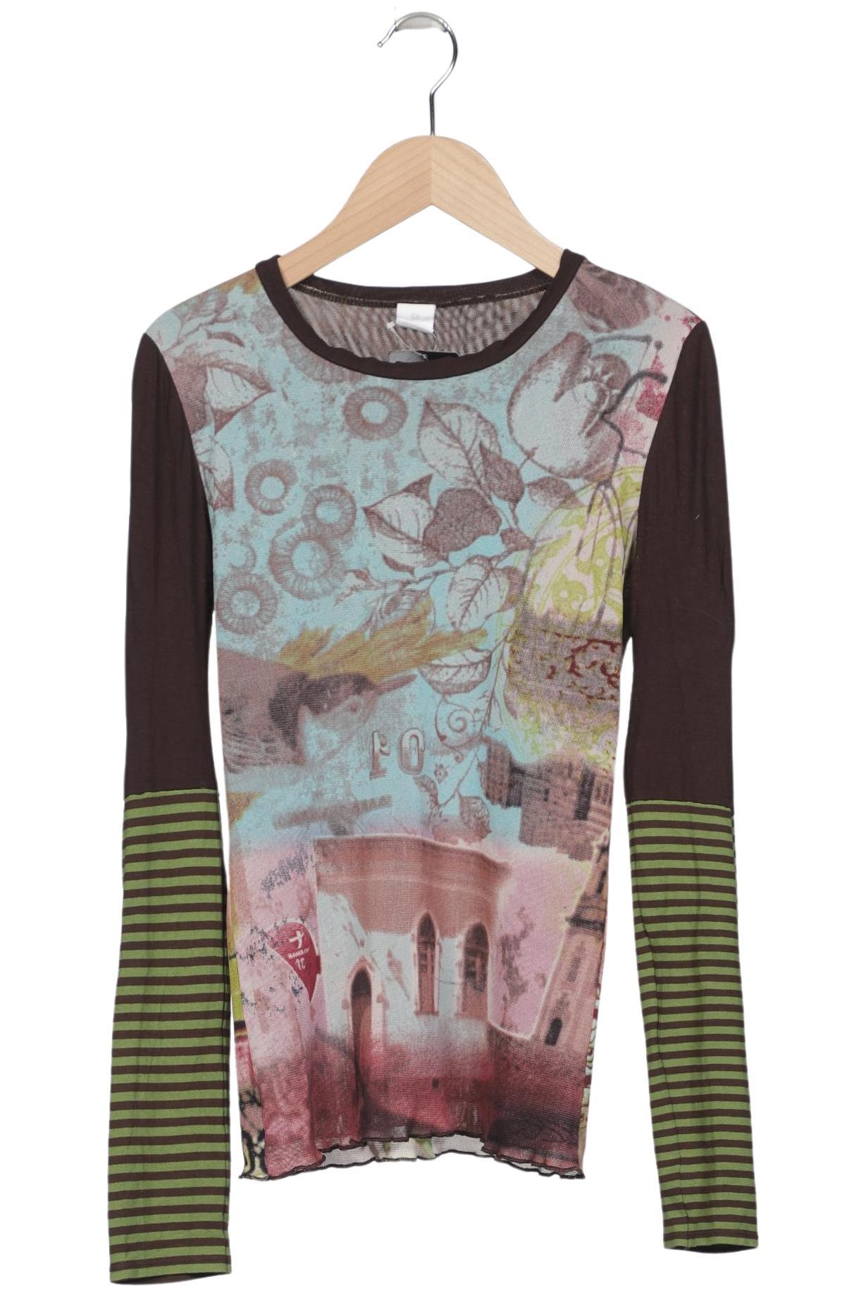 

camaieu Damen Langarmshirt, mehrfarbig, Gr. 36