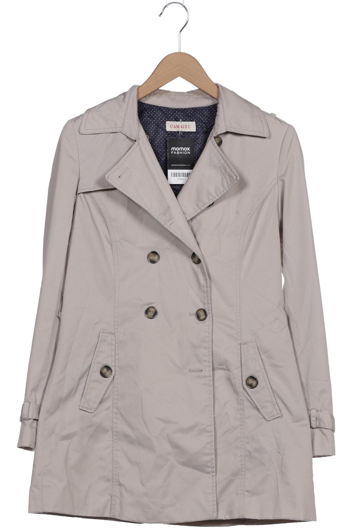

camaieu Damen Mantel, beige, Gr. 40