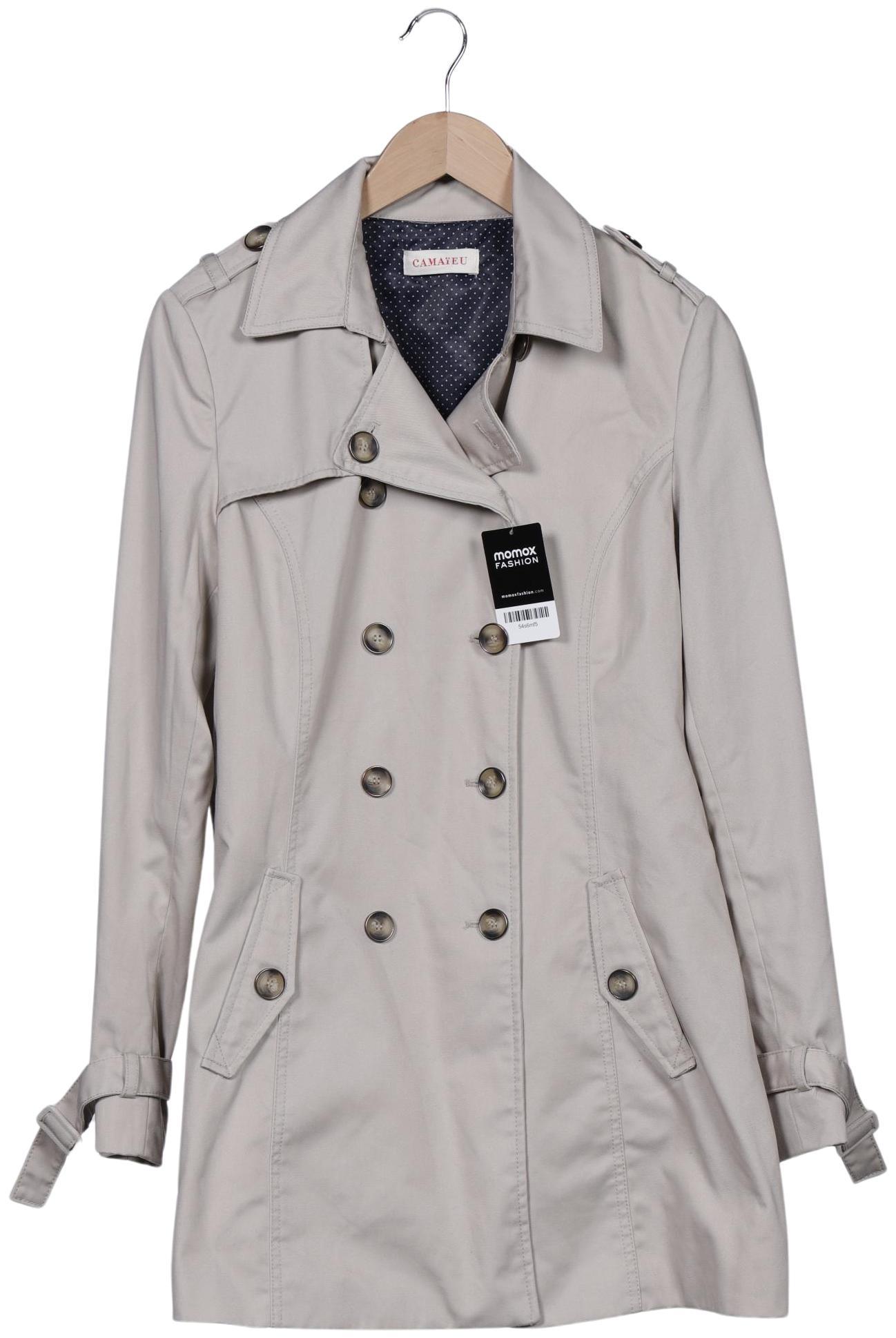 

camaieu Damen Mantel, beige, Gr. 42
