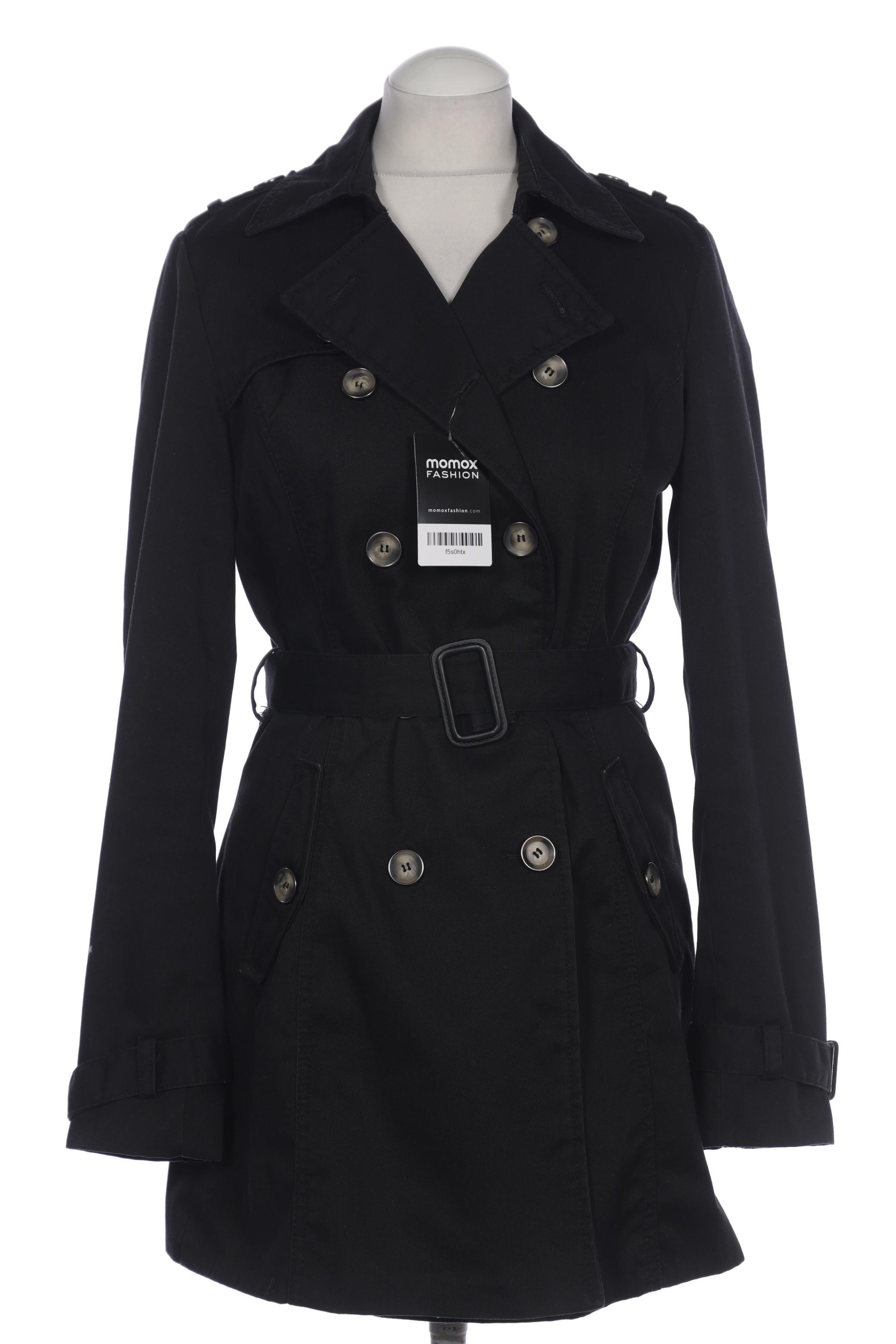 

camaieu Damen Mantel, schwarz, Gr. 38