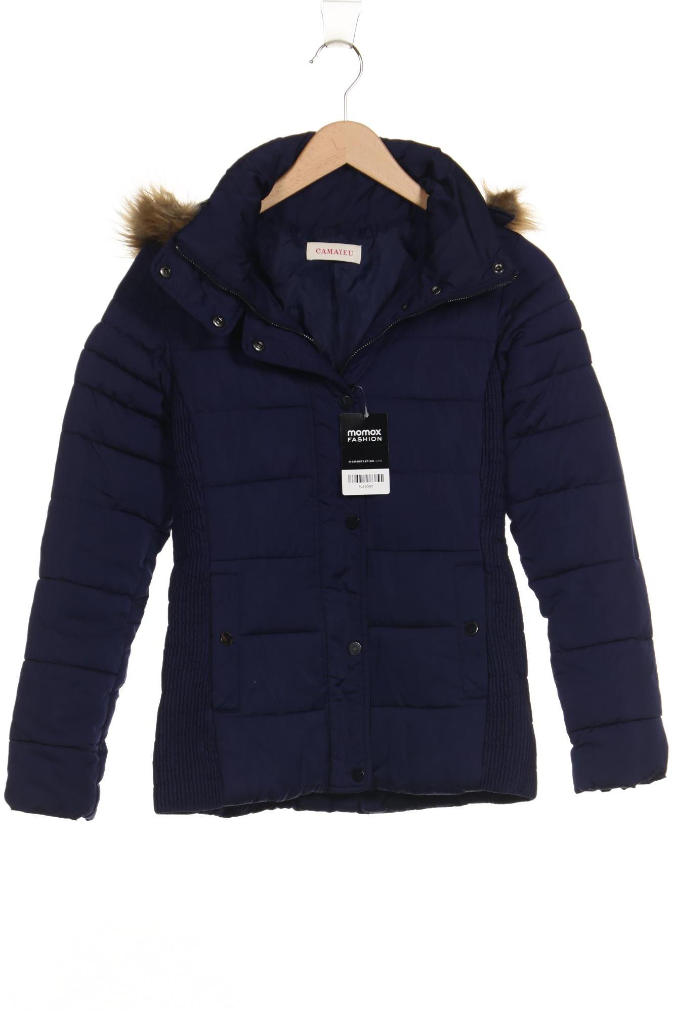 

camaieu Damen Mantel, marineblau, Gr. 34