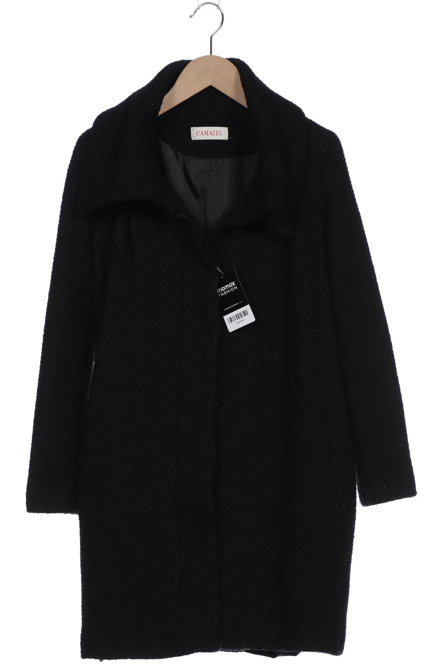 

camaieu Damen Mantel, schwarz, Gr. 36