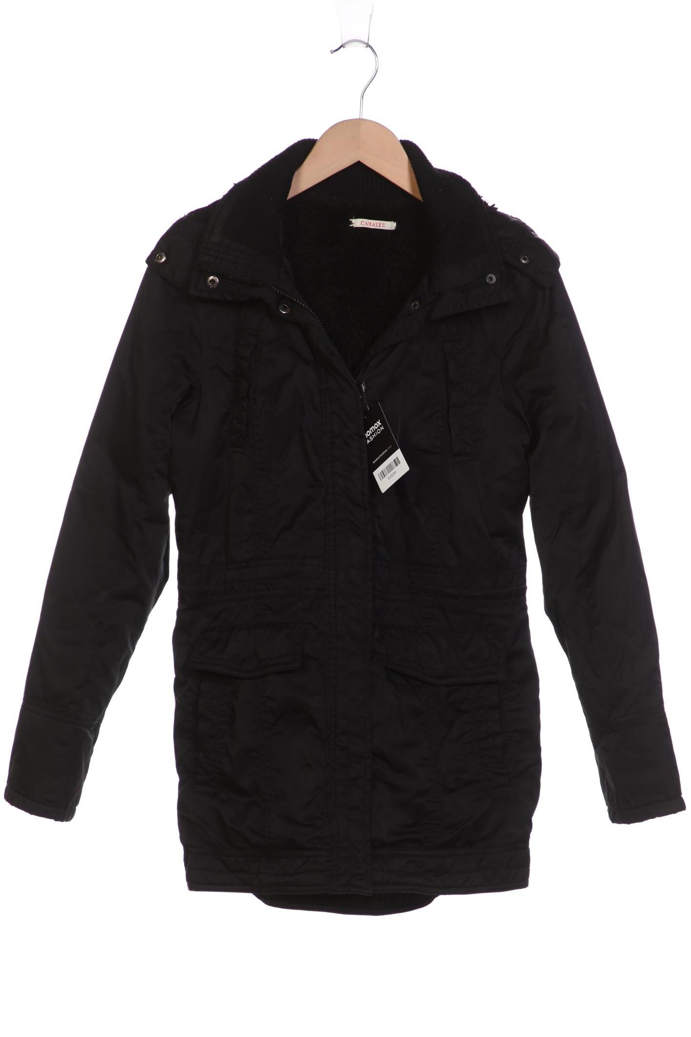 

camaieu Damen Mantel, schwarz, Gr. 38