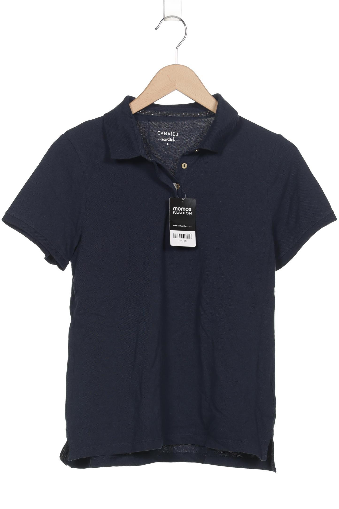 

camaieu Damen Poloshirt, marineblau, Gr. 42